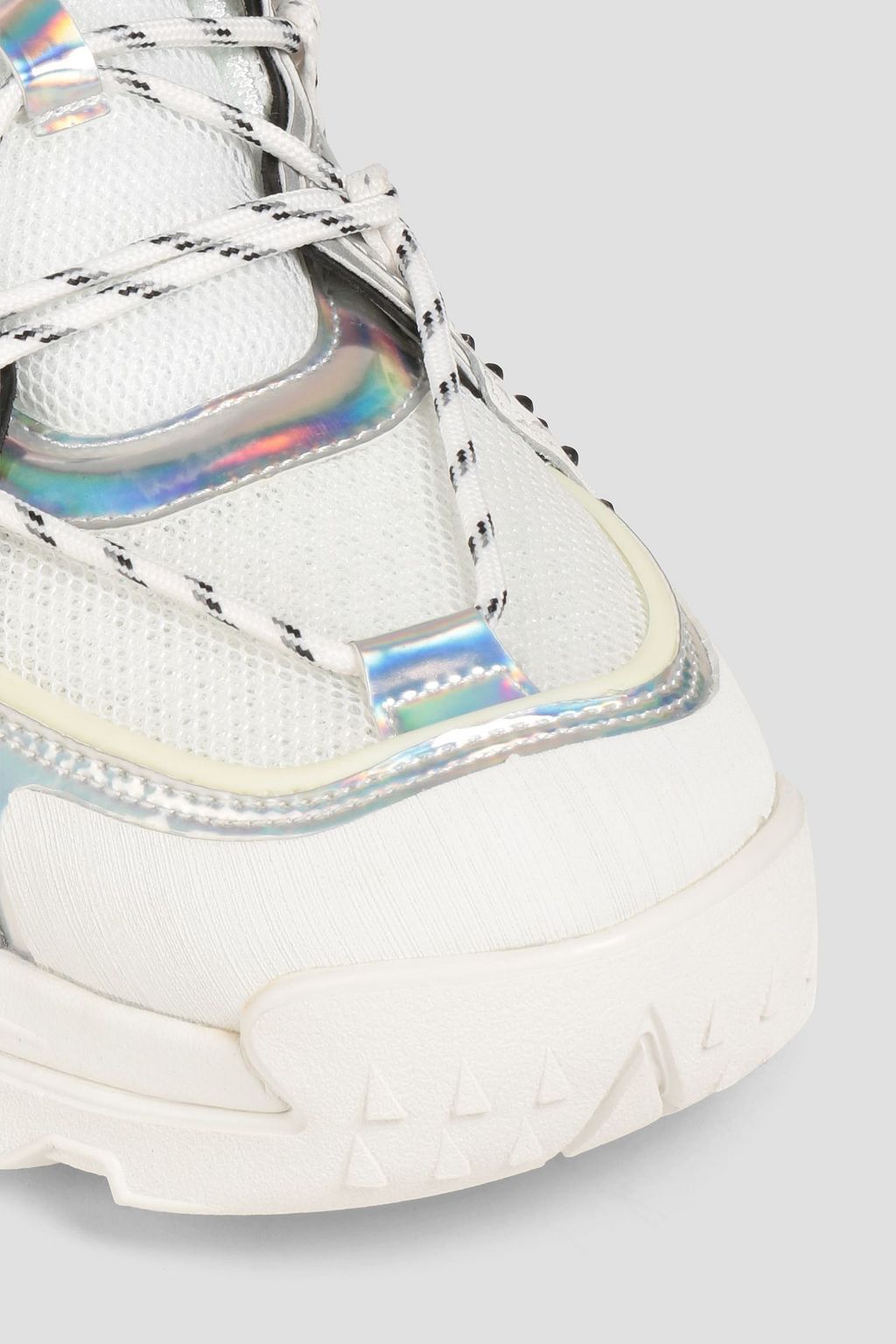 KENZO Suede and mesh sneakers