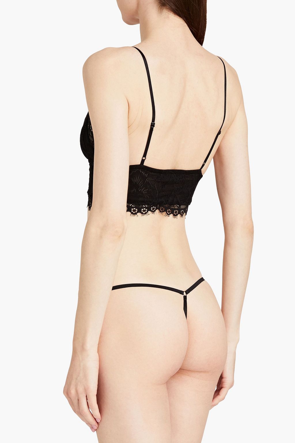 SIMKHAI Polly stretch-lace bralette