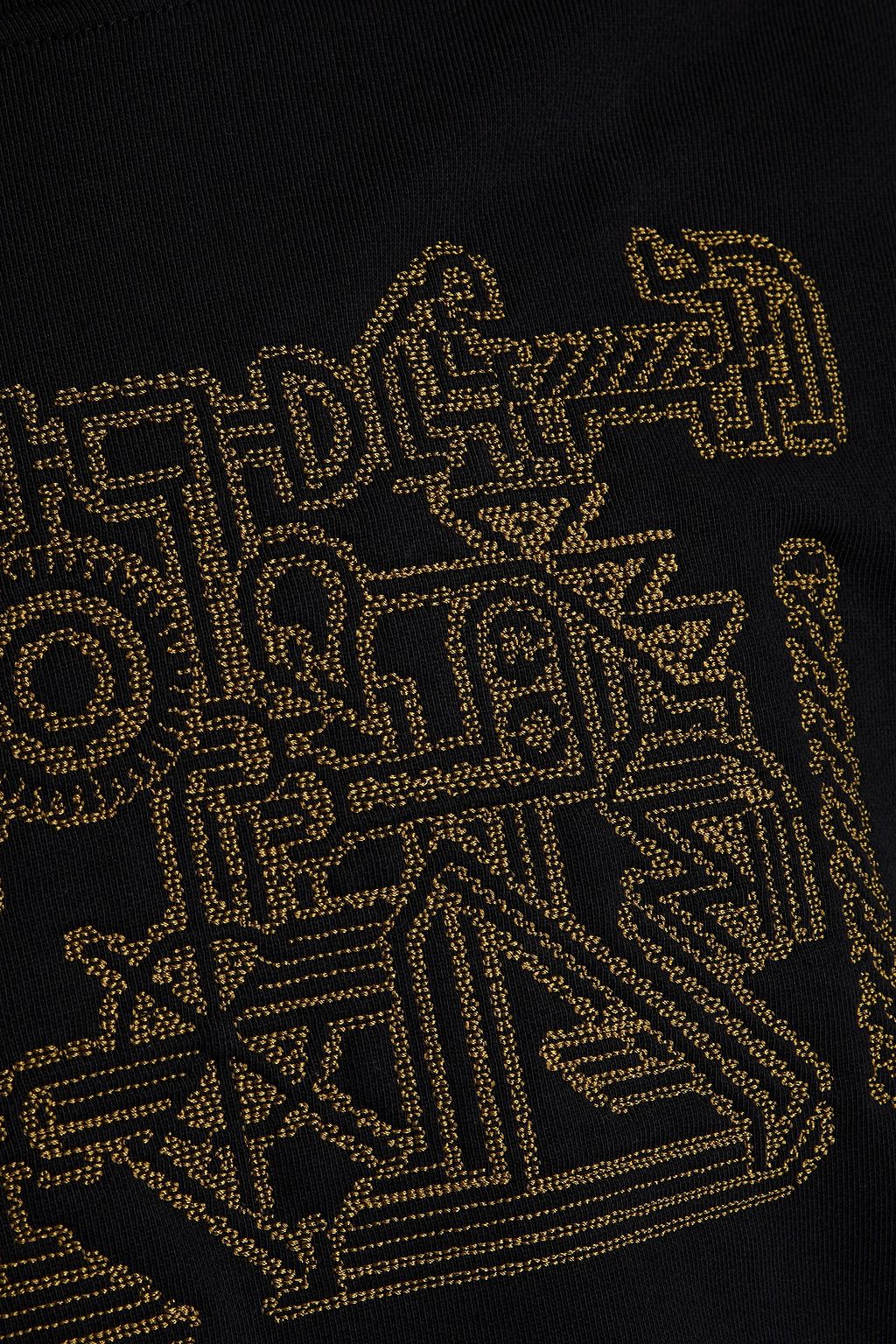 MCQ ALEXANDER MCQUEEN Sweatshirt aus Baumwollfrottee mit Stickereien