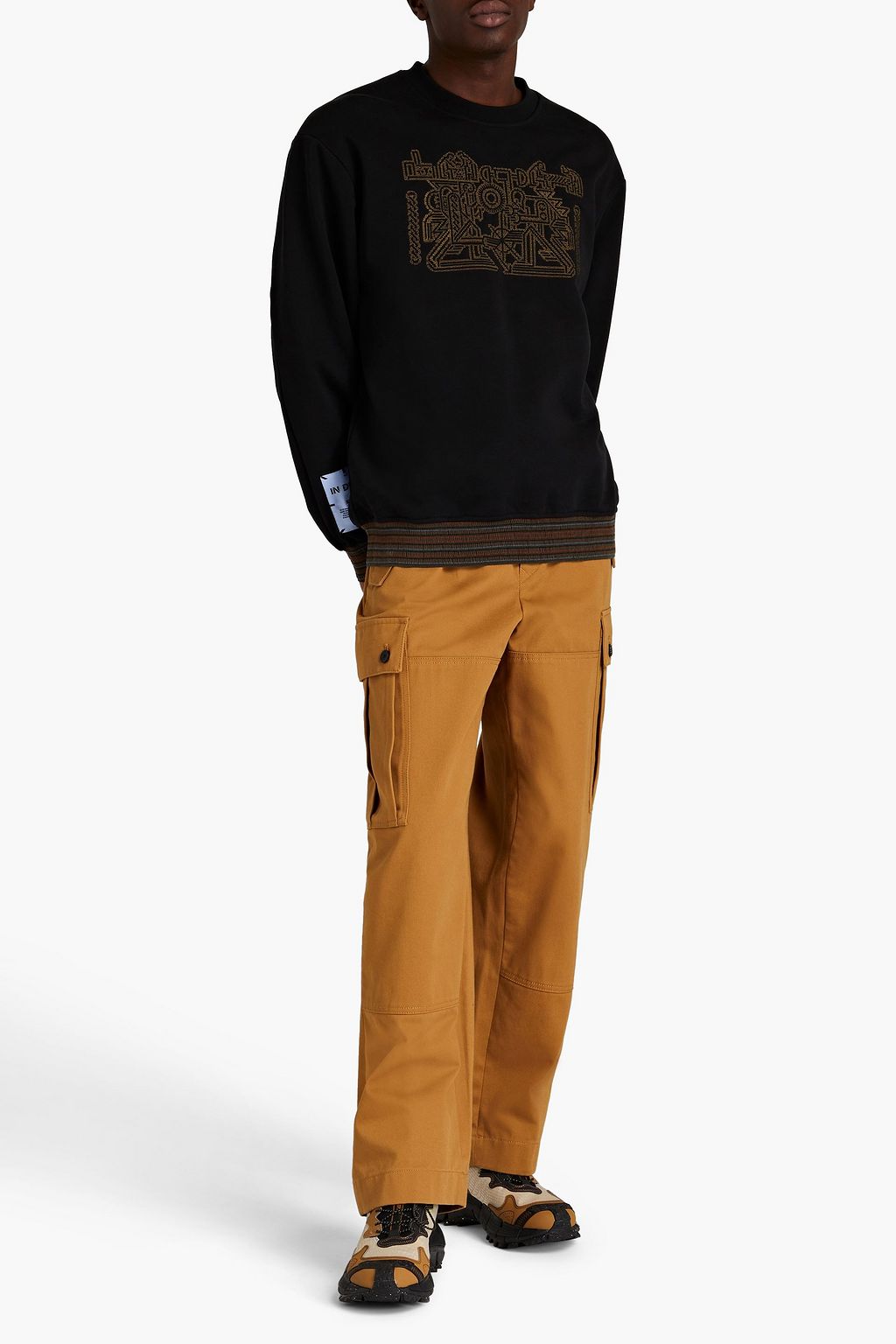 MCQ ALEXANDER MCQUEEN Sweatshirt aus Baumwollfrottee mit Stickereien