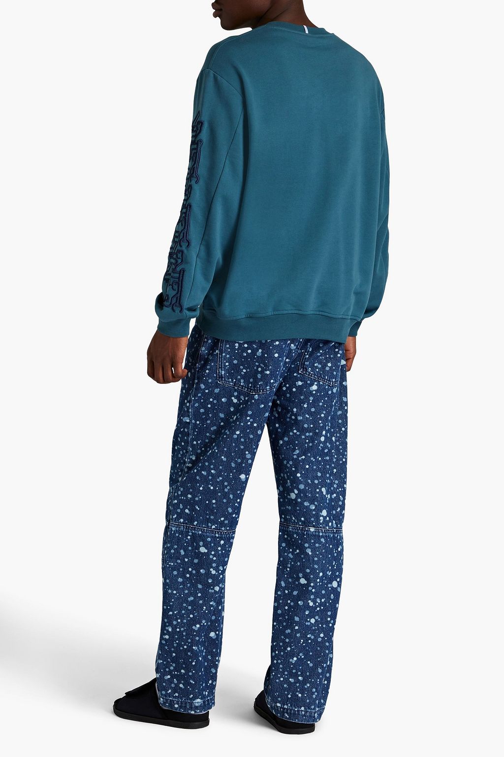 MCQ ALEXANDER MCQUEEN Sweatshirt aus Baumwollfrottee mit Verzierung