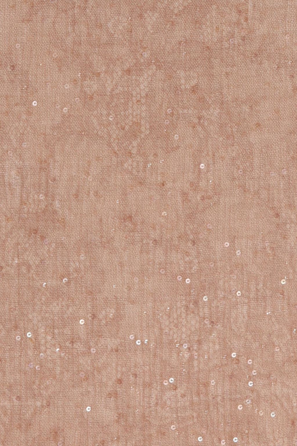 VALENTINO GARAVANI Sequin-embellished printed cashmere-blend gauze scarf