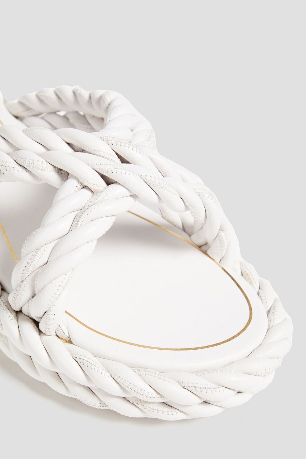 VALENTINO GARAVANI Woven leather sandals