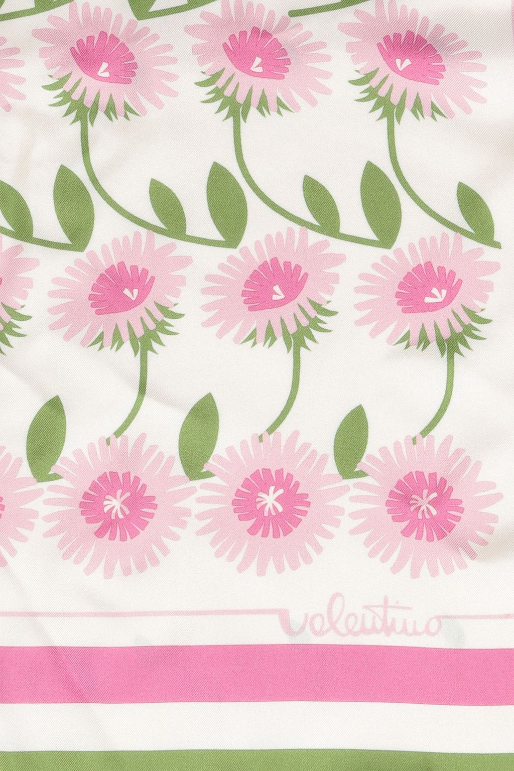 VALENTINO GARAVANI Floral-print silk-twill scarf