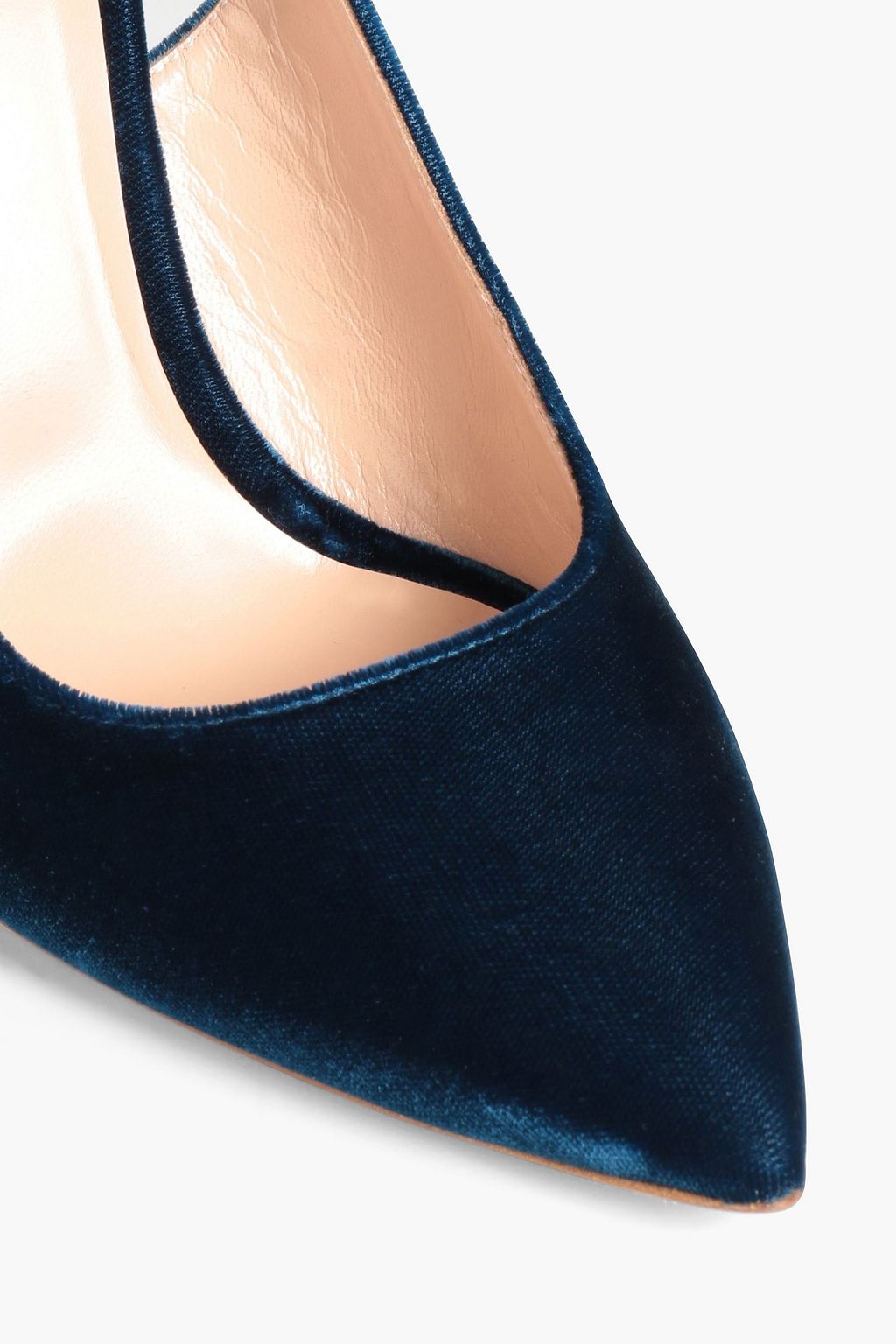 RUPERT SANDERSON Diana velvet slingback pumps THE