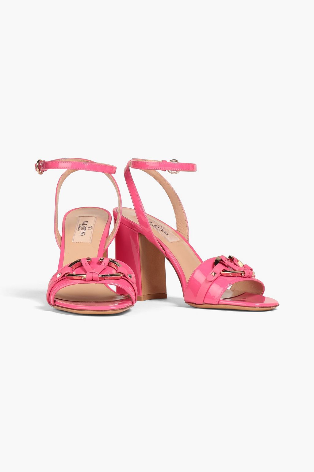 VALENTINO GARAVANI VLOGO patent-leather sandals