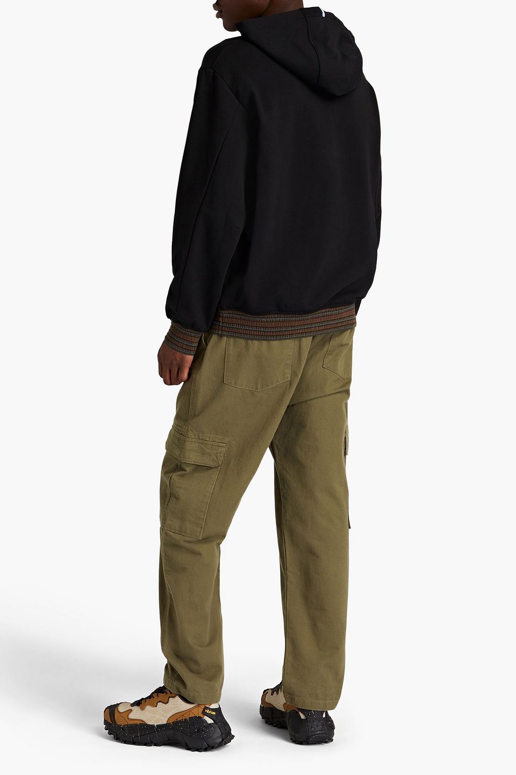 MCQ ALEXANDER MCQUEEN Embroidered French cotton-terry hoodie