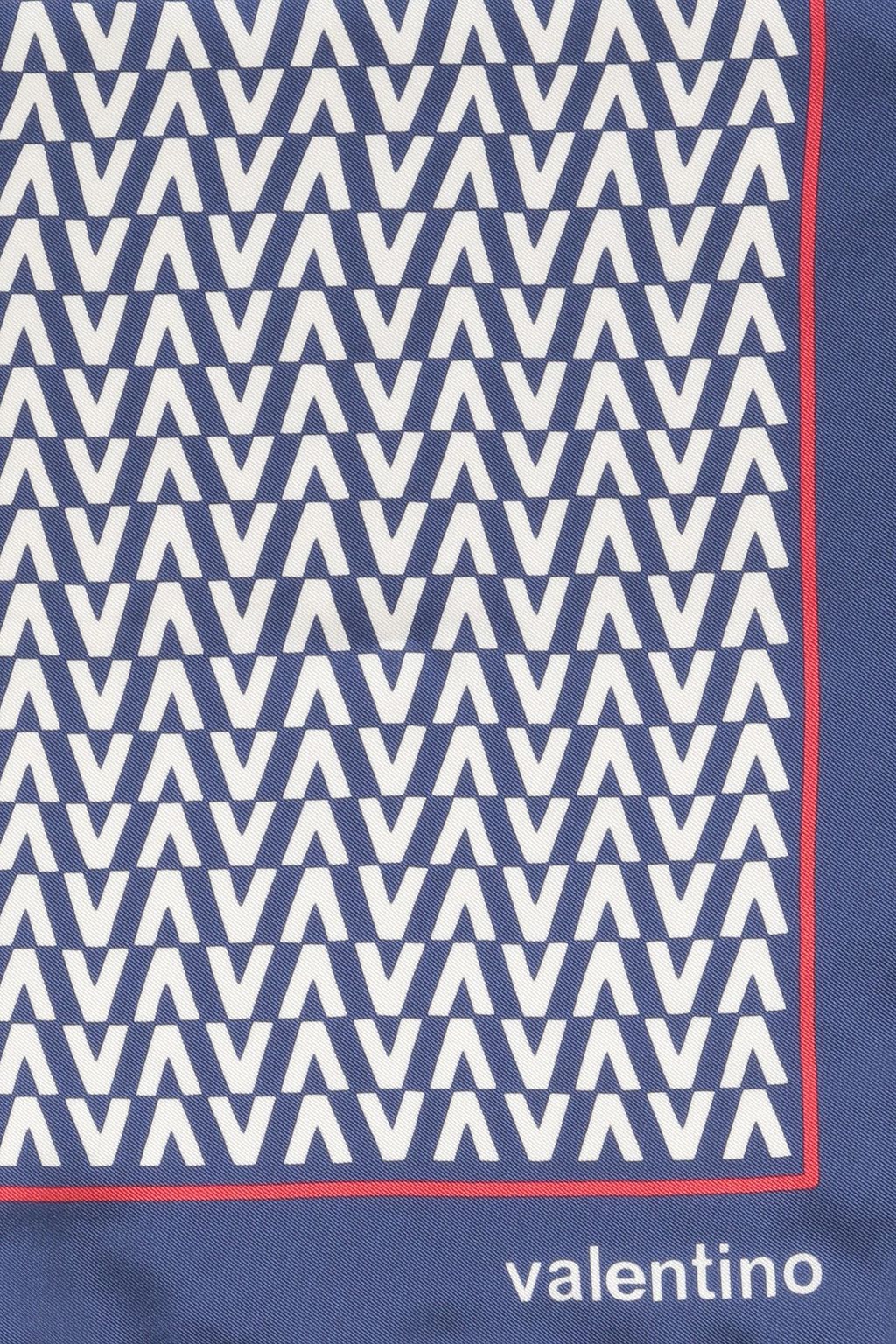 VALENTINO GARAVANI Printed silk-twill scarf
