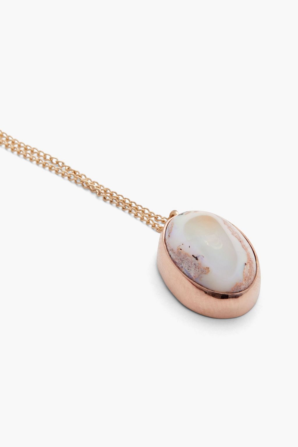 MELISSA JOY MANNING Kette aus 14 KT. Roségold mit Opalen