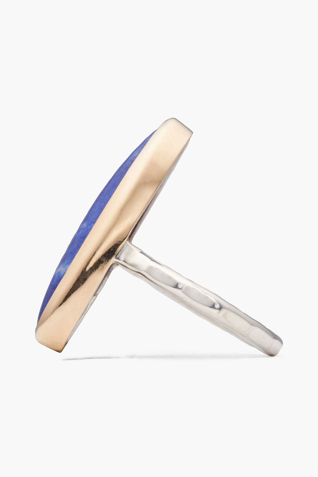 MELISSA JOY MANNING 14-karat gold, sterling silver and lapis lazuli ring