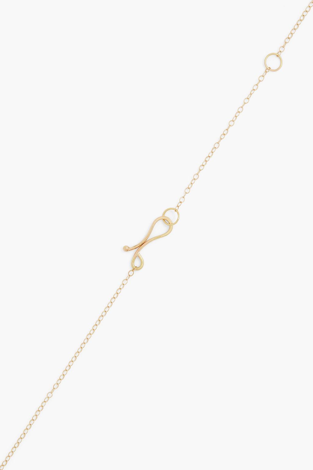 MELISSA JOY MANNING Kette aus 14 KT. Gold mit Steinen