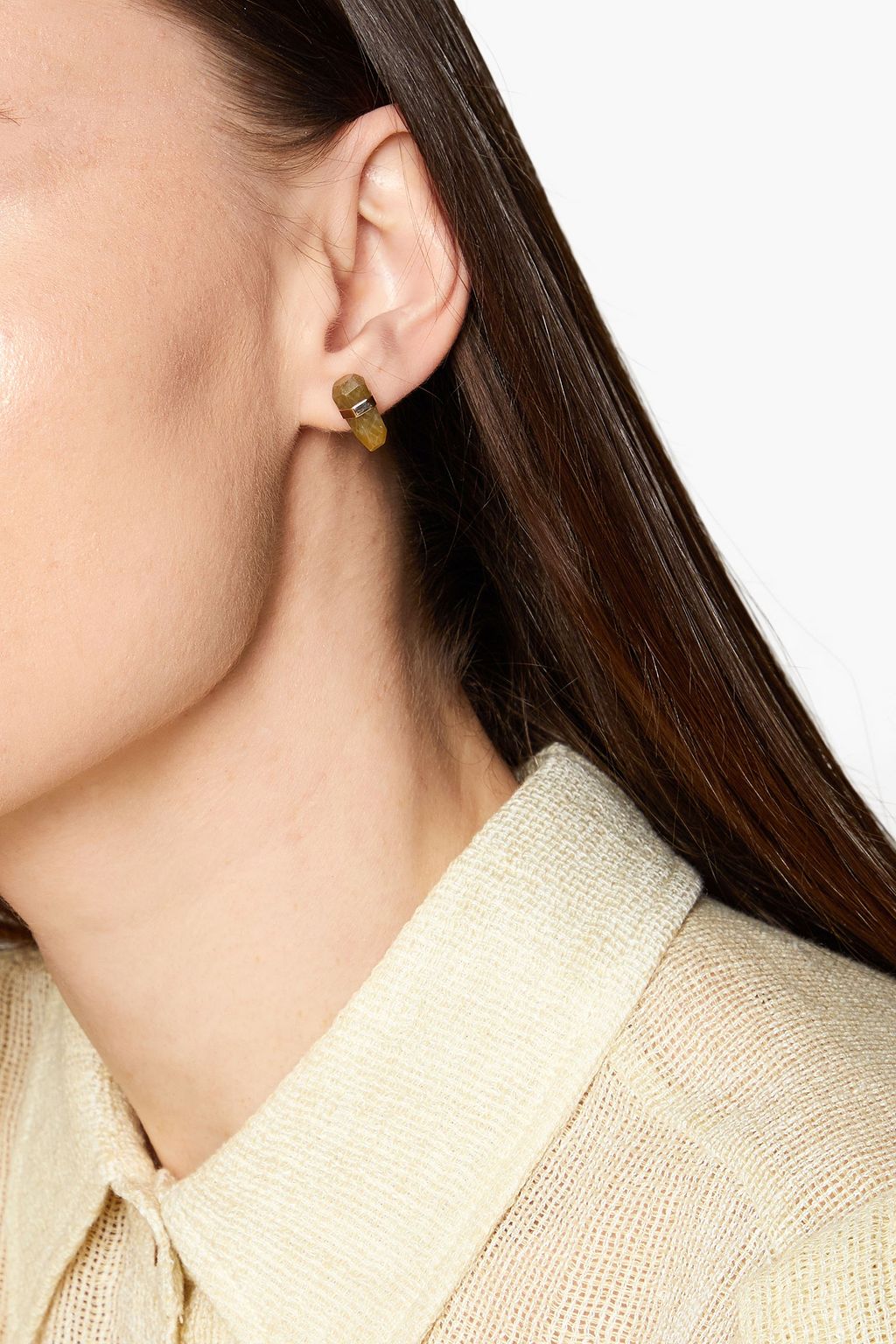 MELISSA JOY MANNING 14-karat gold sapphire earrings