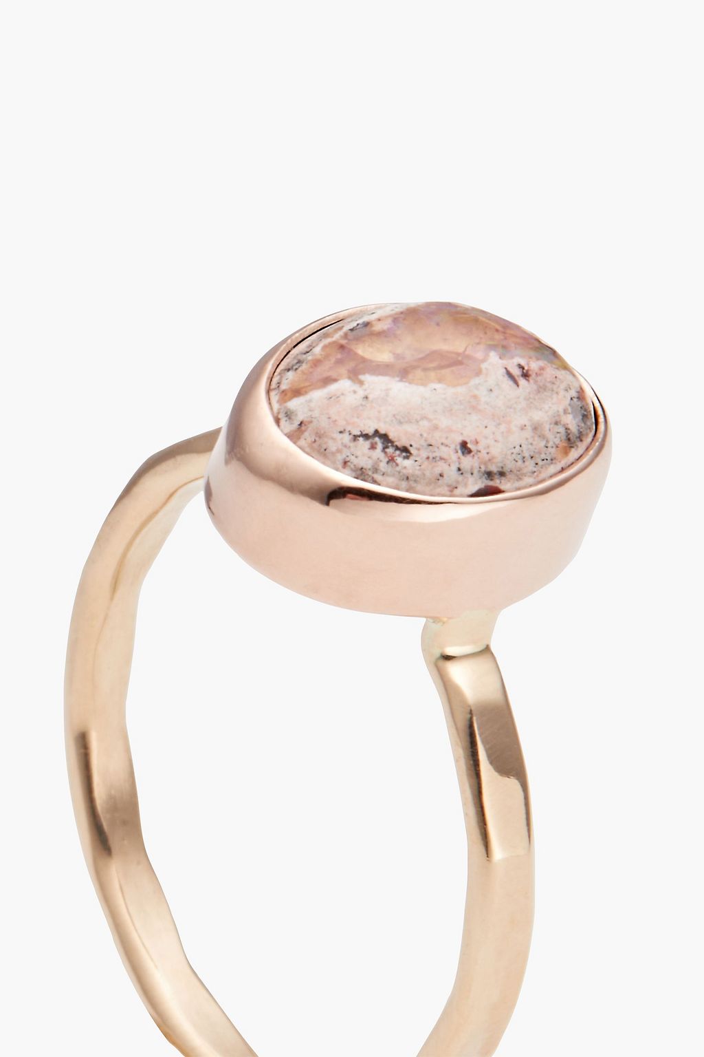 MELISSA JOY MANNING 14-karat rose gold opal ring
