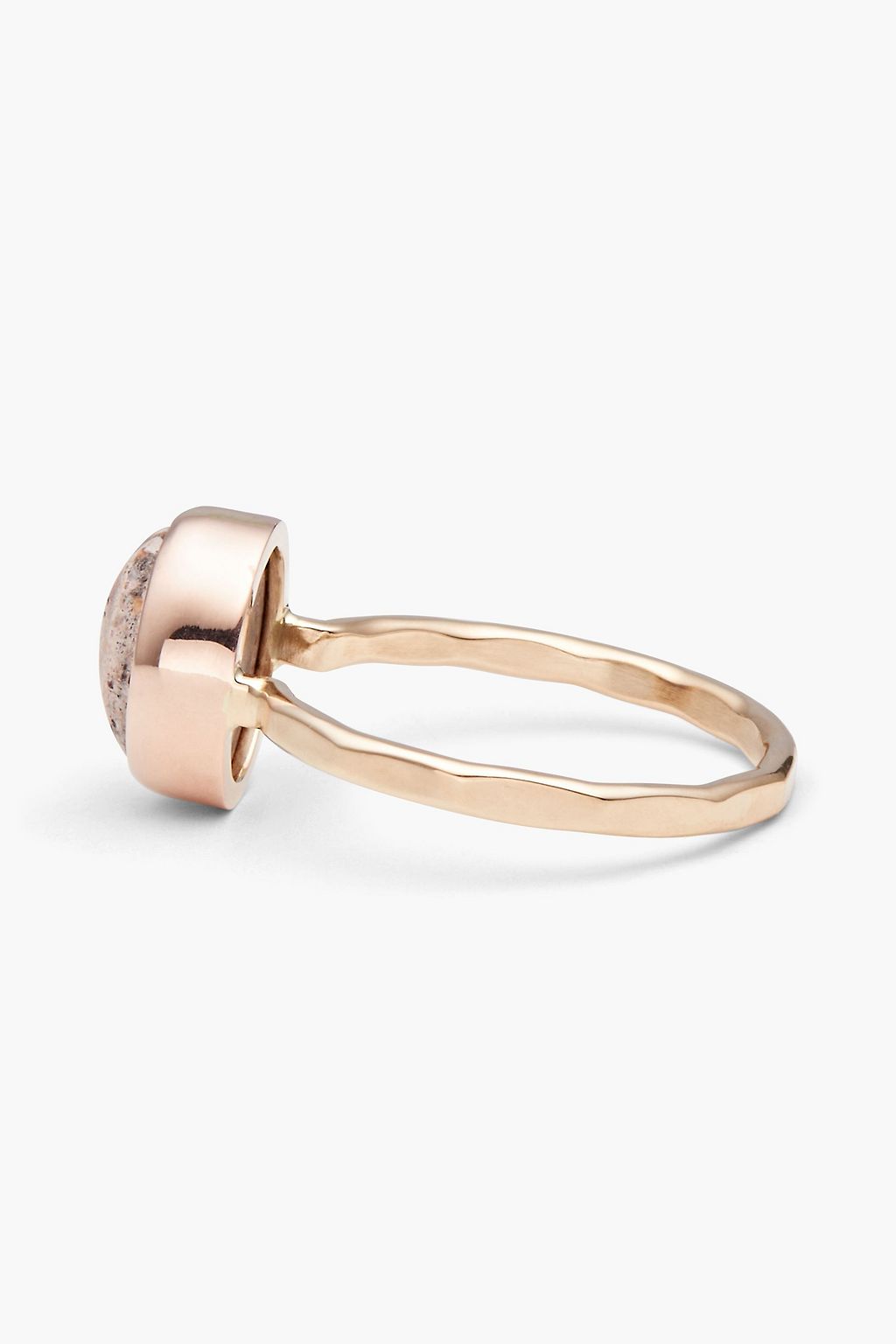 MELISSA JOY MANNING 14-karat rose gold opal ring