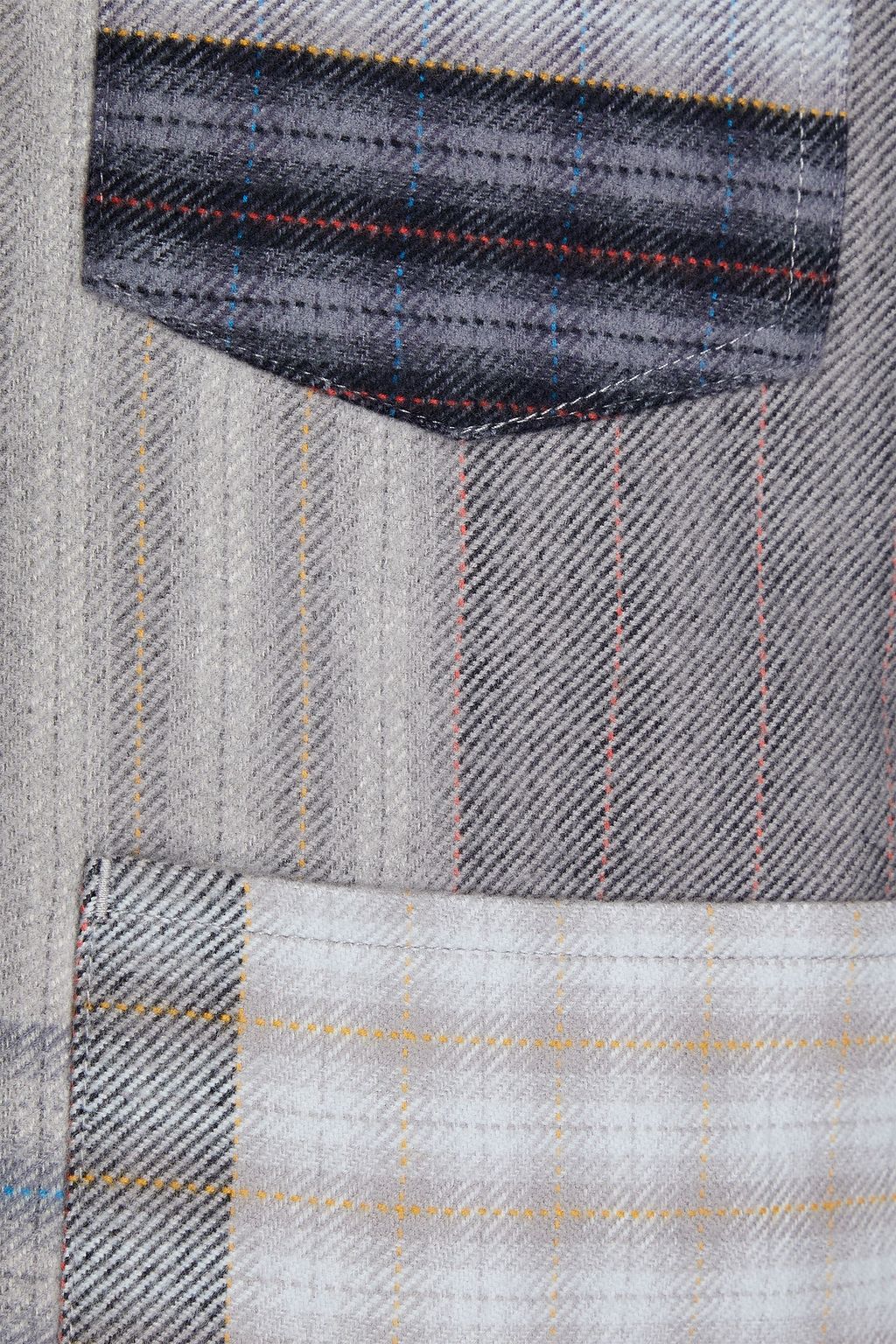 MCQ ALEXANDER MCQUEEN Reversible checked cotton-flannel vest