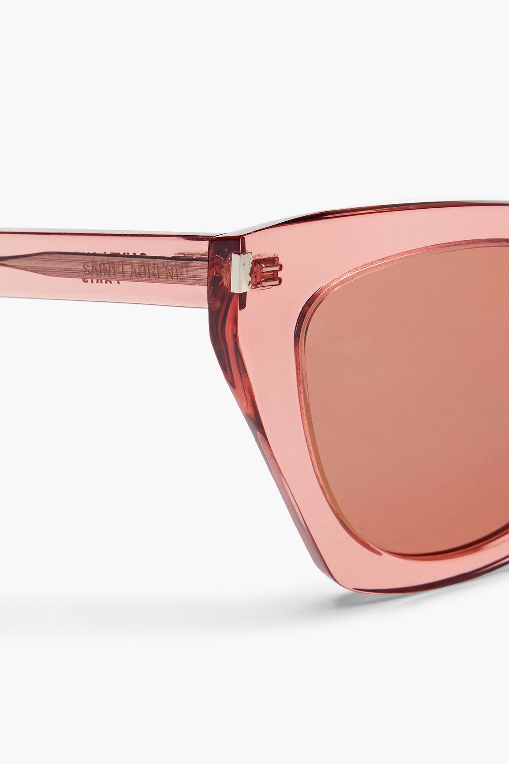 SAINT LAURENT Cat-eye acetate sunglasses