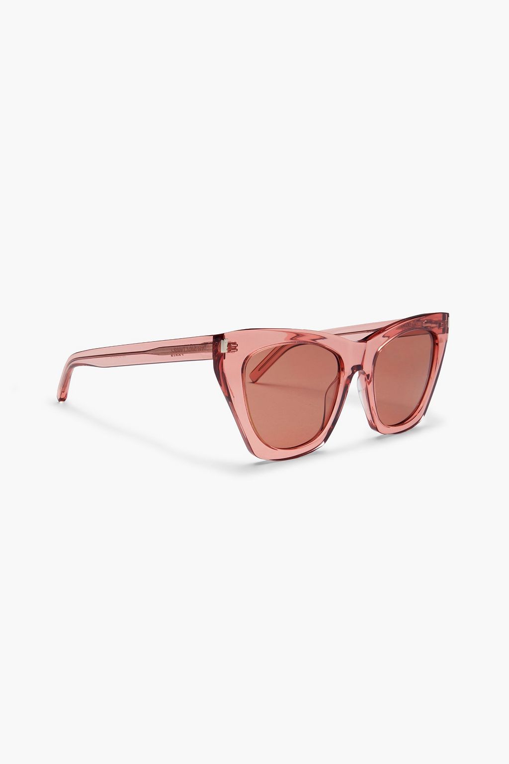 SAINT LAURENT Cat-eye acetate sunglasses
