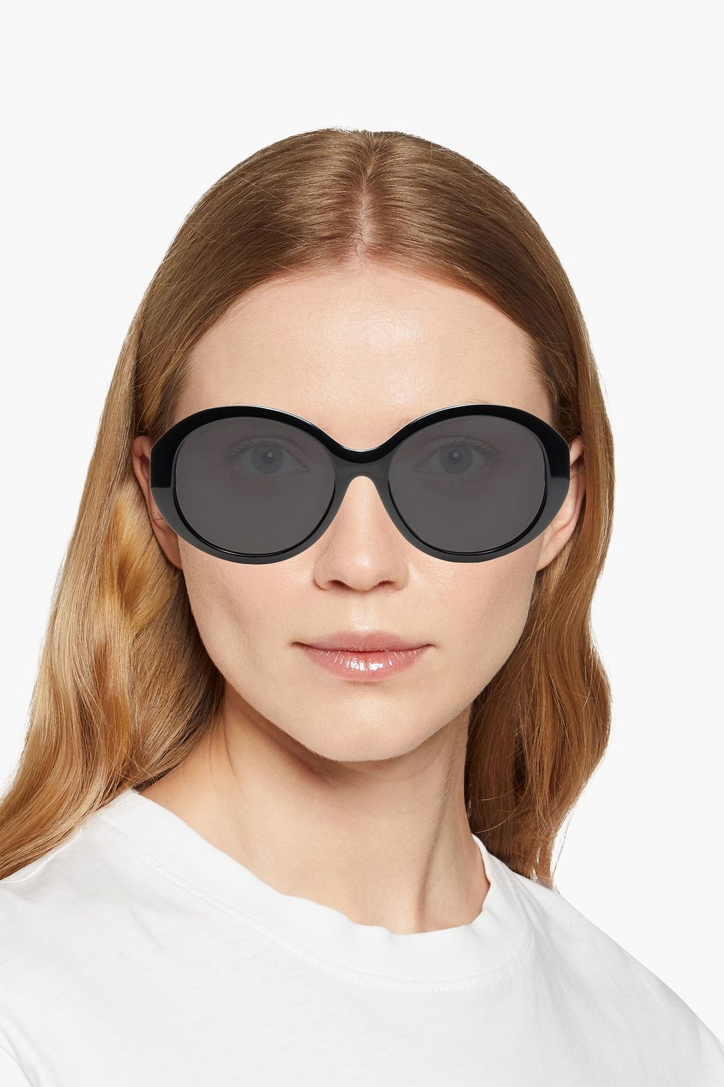 GUCCI Round-frame acetate sunglasses