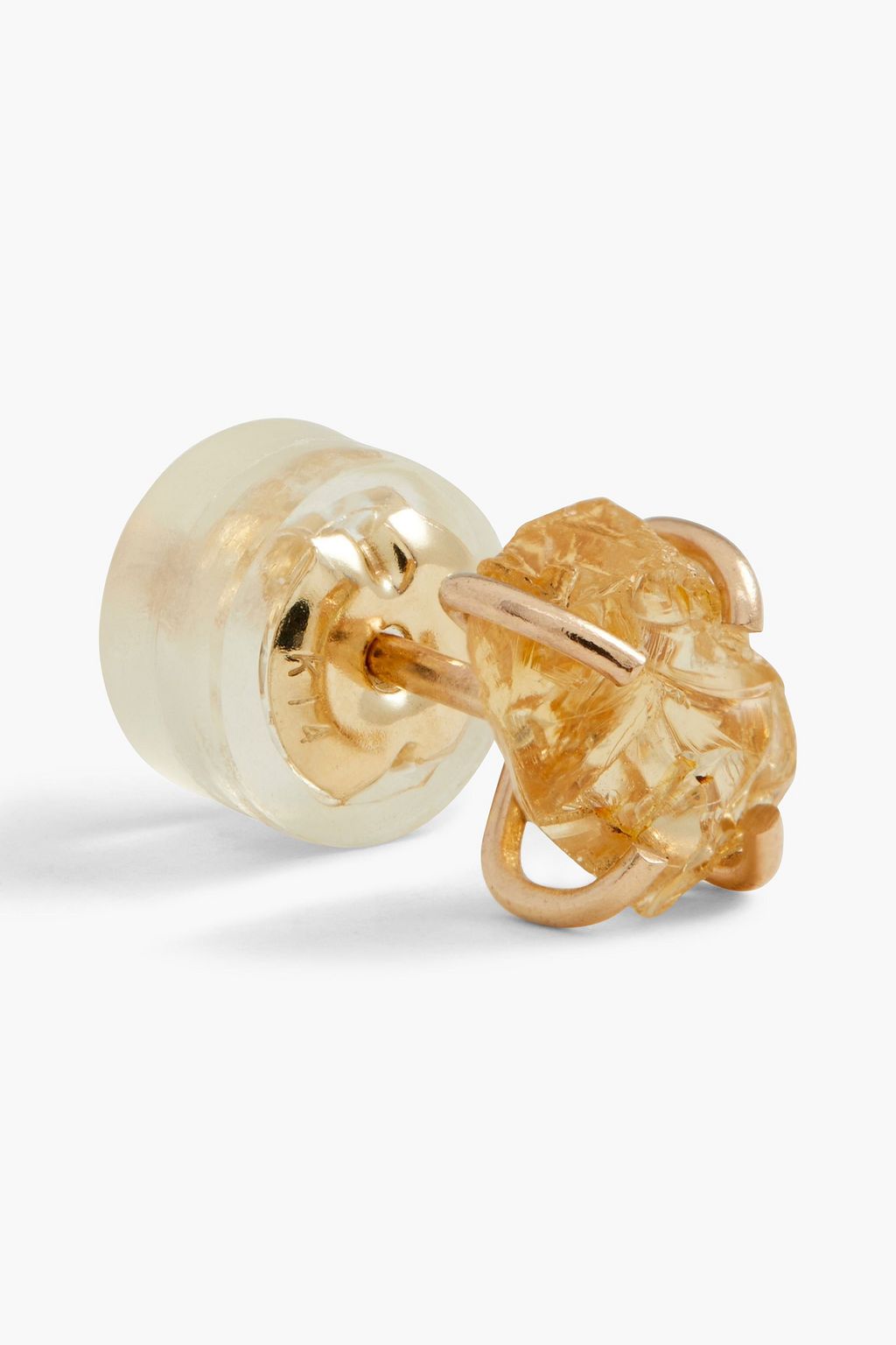 MELISSA JOY MANNING 14-karat gold garnet earrings