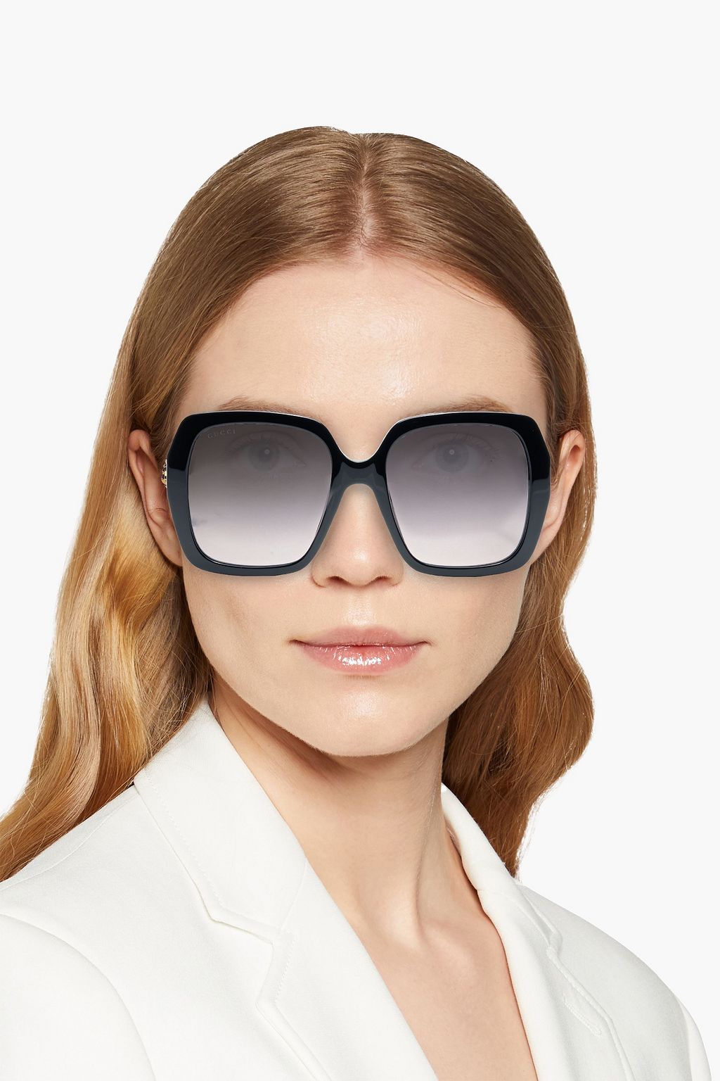 GUCCI Square-frame acetate sunglasses