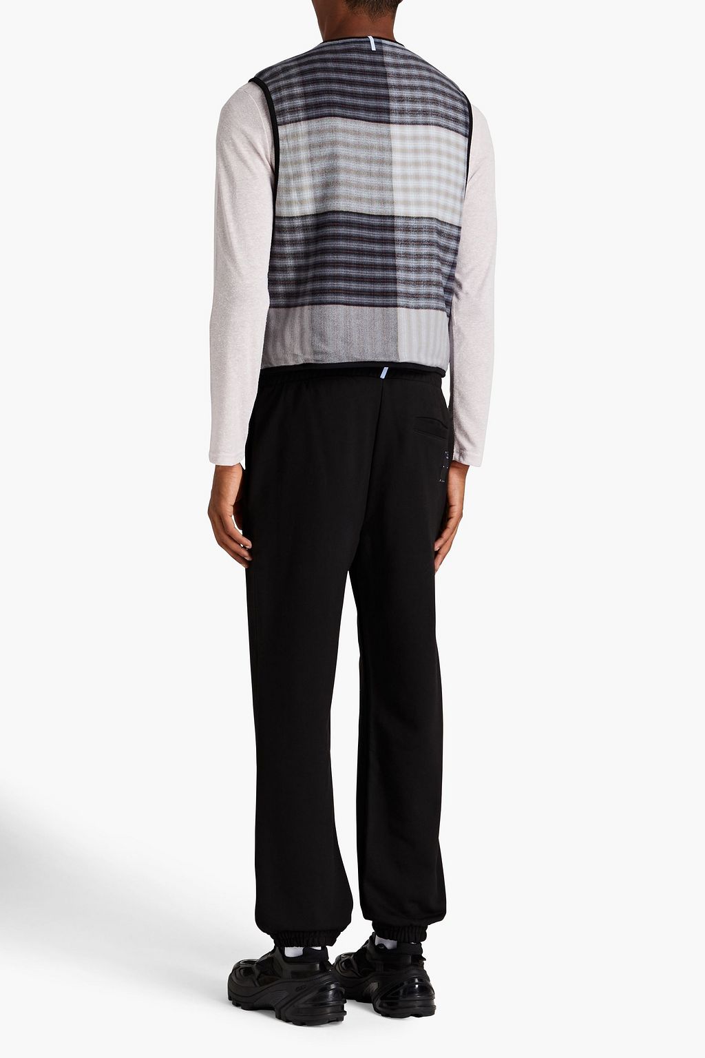MCQ ALEXANDER MCQUEEN Appliquéd French cotton-terry sweatpants