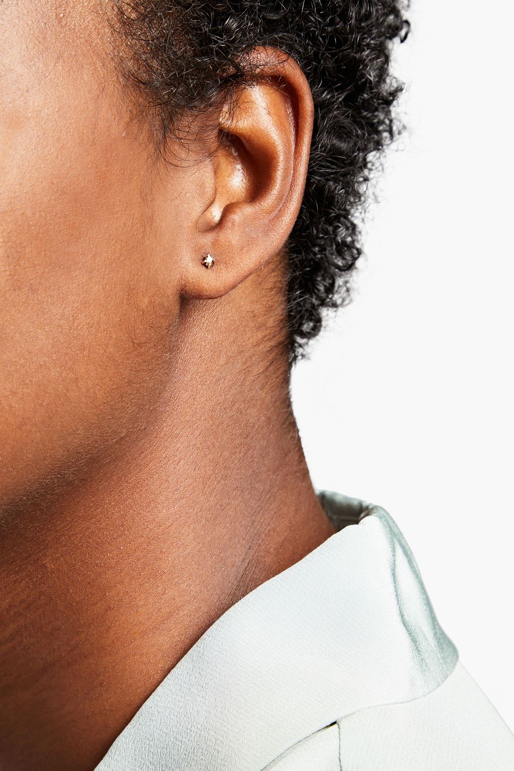 MELISSA JOY MANNING 14-karat gold pyrite earrings