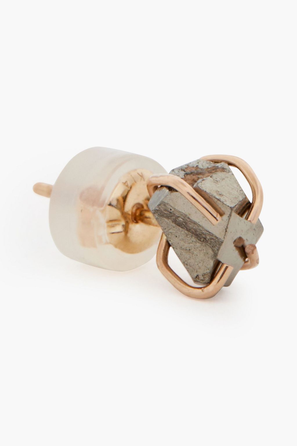 MELISSA JOY MANNING 14-karat gold pyrite earrings