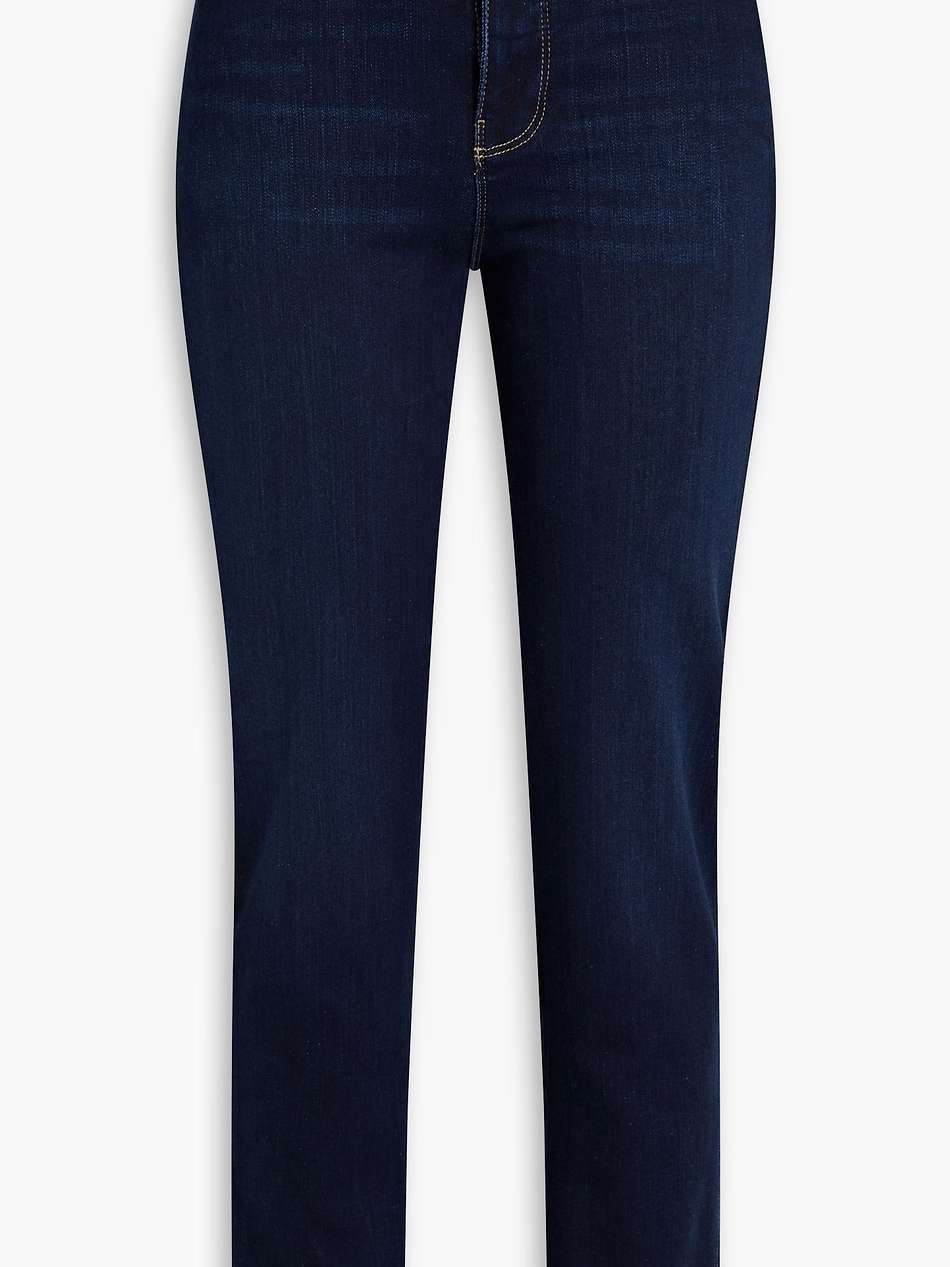 le sylvie mid-rise slim-leg jeans