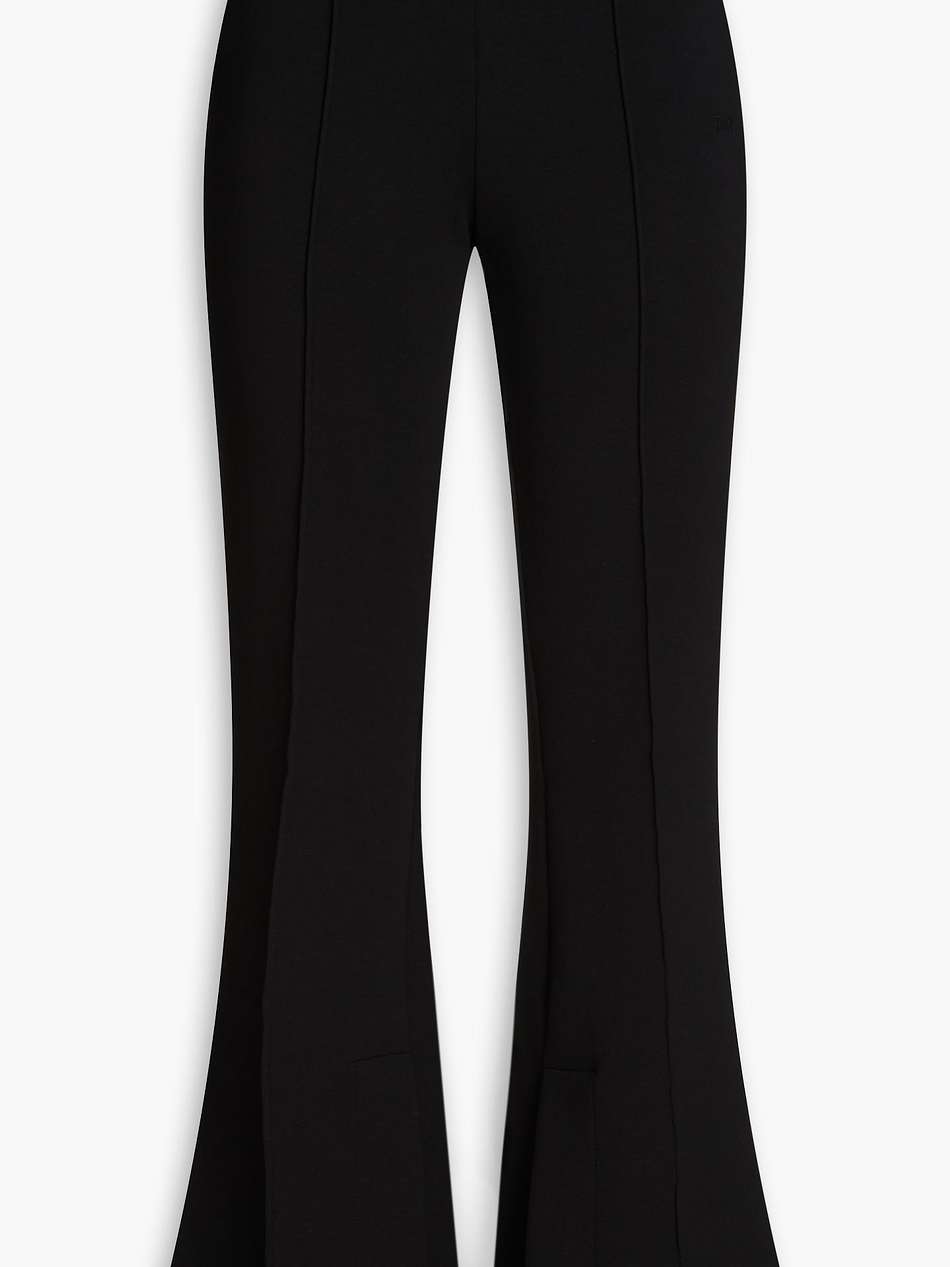 cotton-blend flared pants