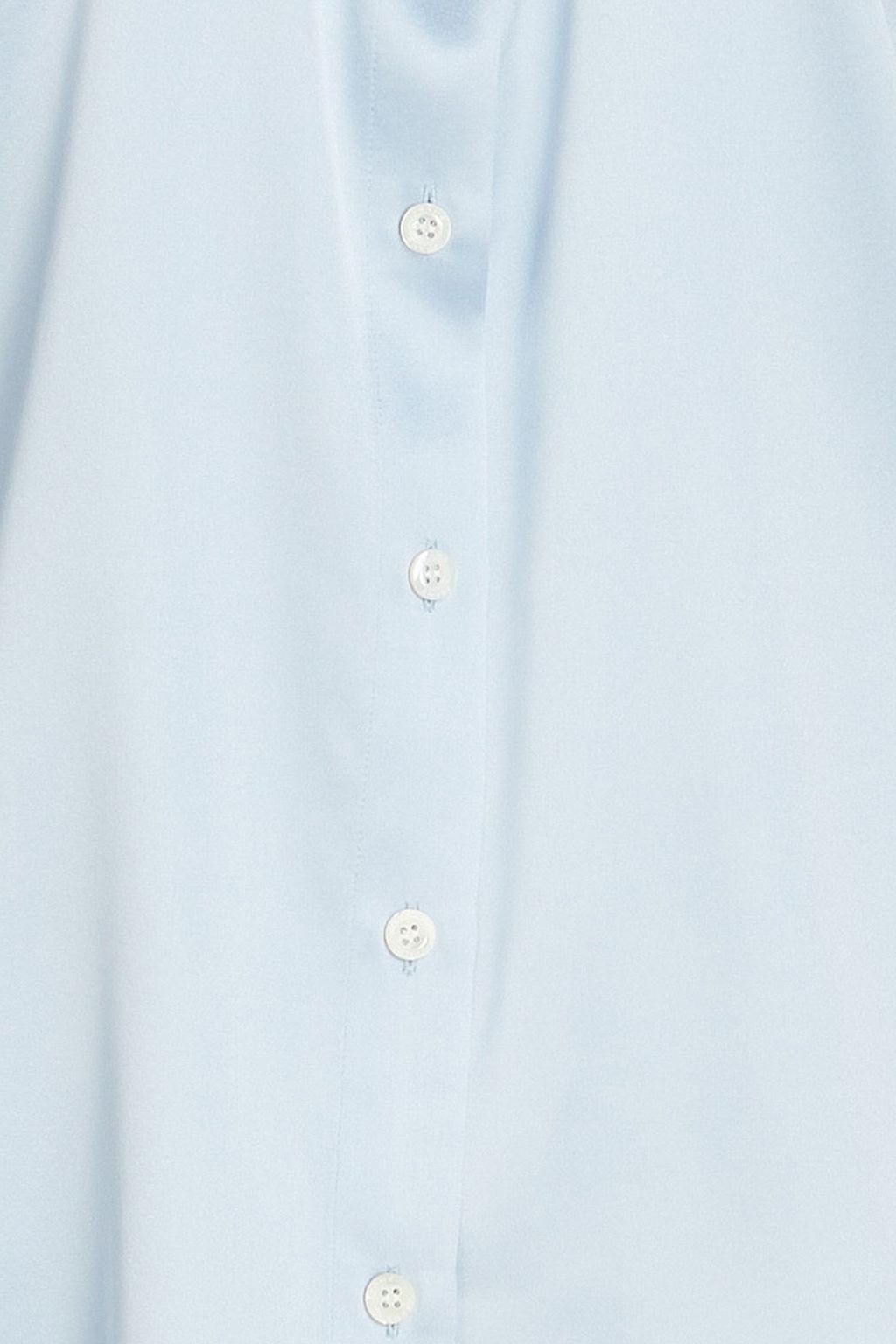 FRAME Stretch-silk satin shirt