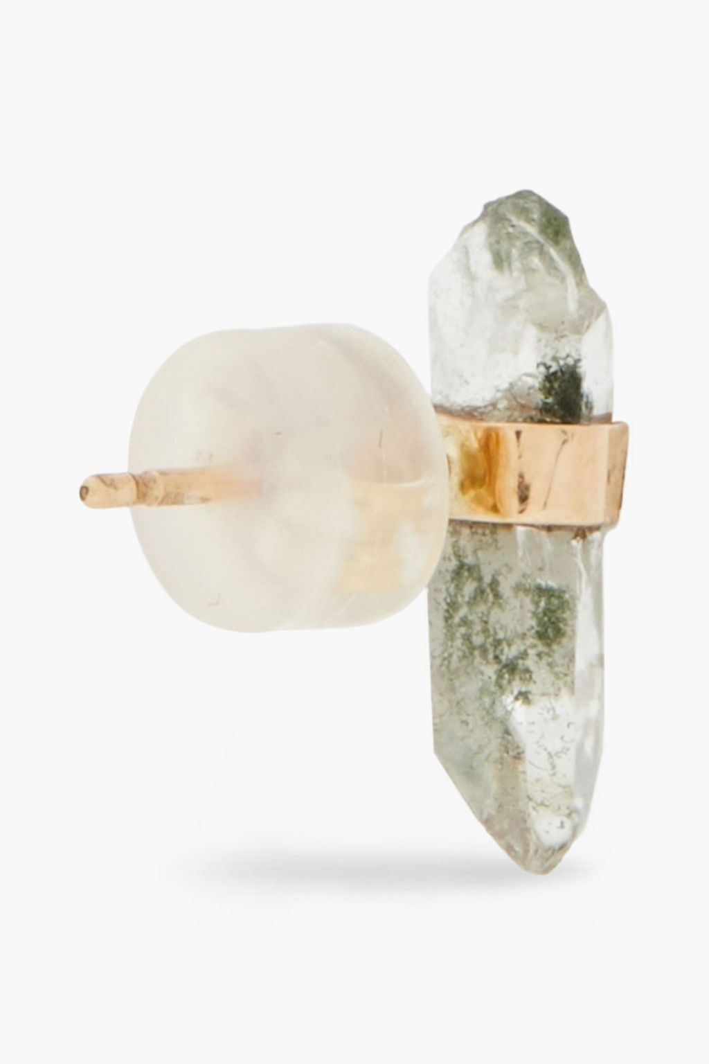 MELISSA JOY MANNING 14-karat gold crystal earrings