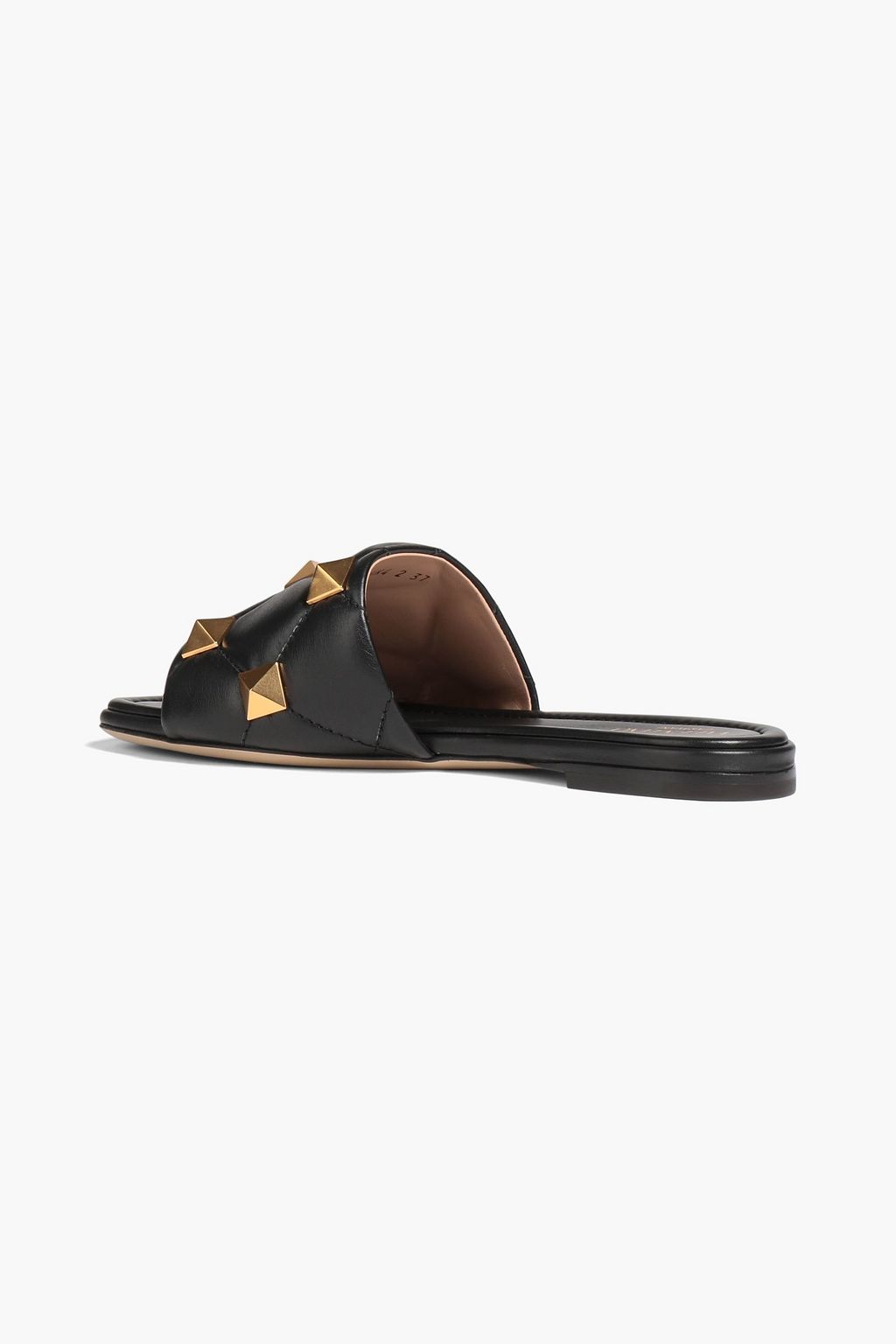 VALENTINO GARAVANI Roman Stud quilted leather slides