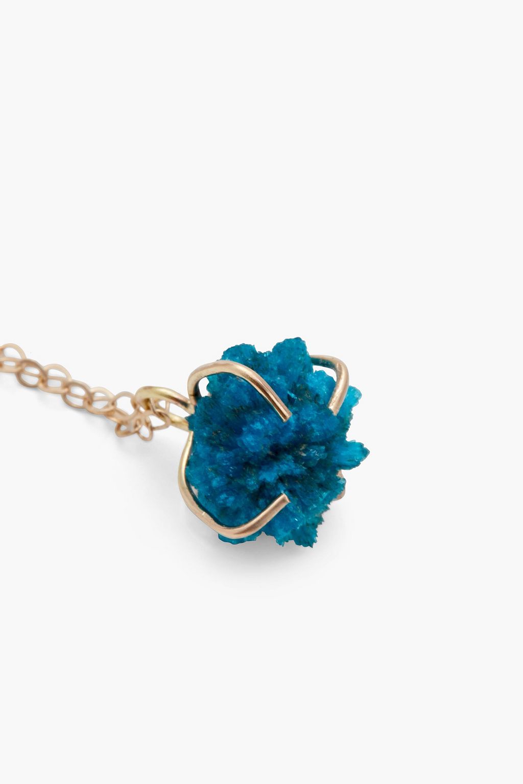 MELISSA JOY MANNING Kette aus 14 KT. Gold mit Steinen