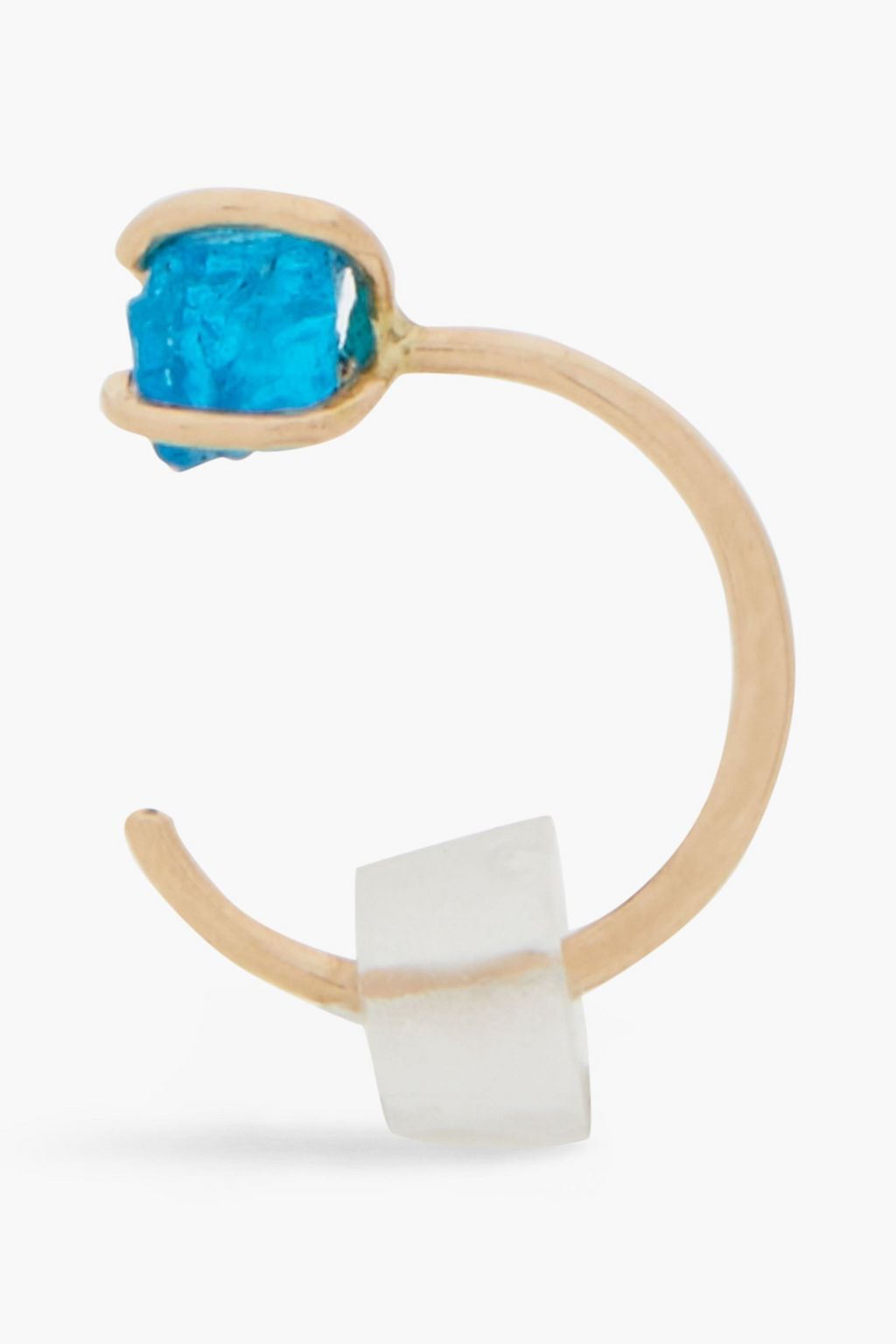 MELISSA JOY MANNING 14-karat gold stone earrings