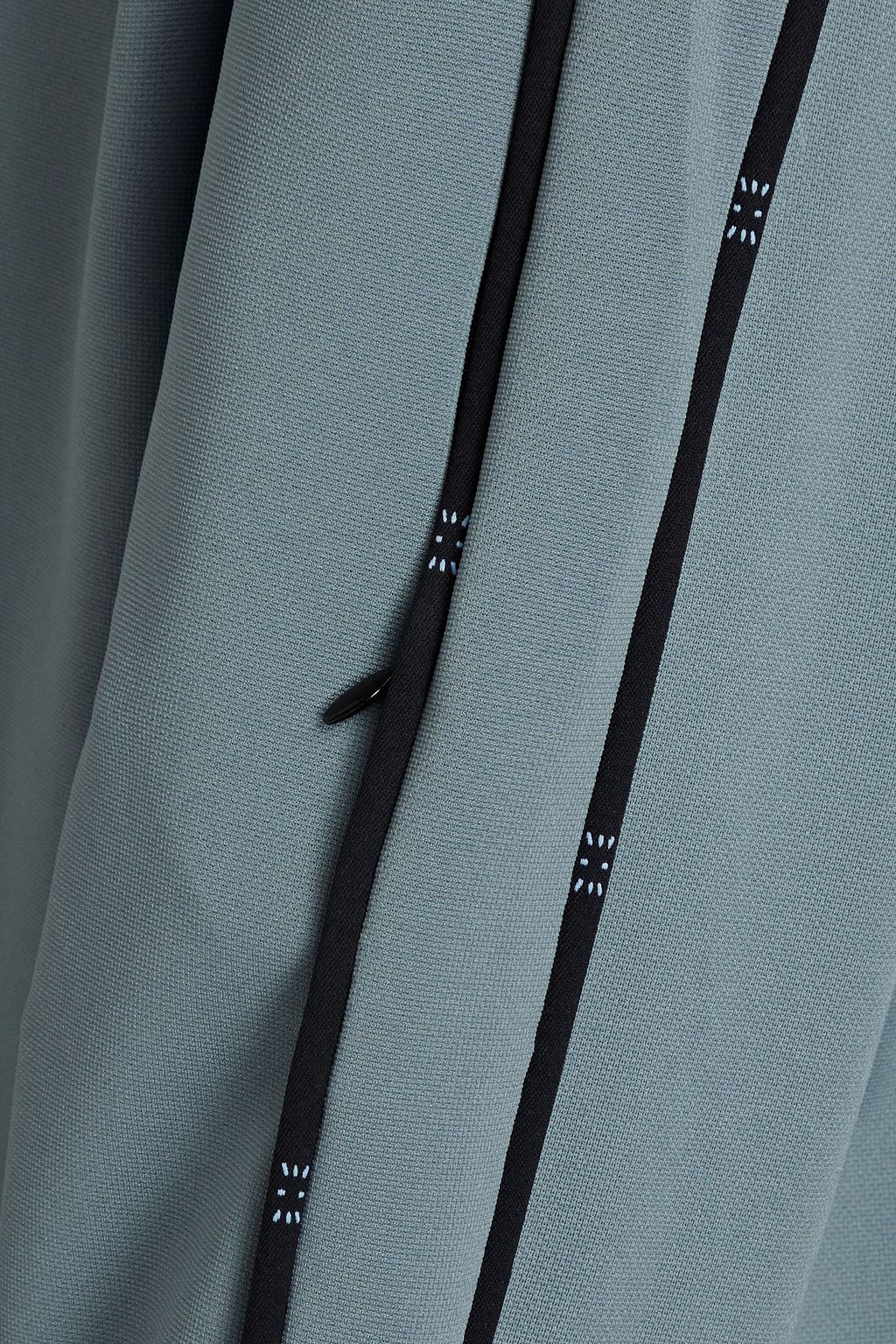 MCQ ALEXANDER MCQUEEN Appliquéd stretch-ponte zip-up track jacket