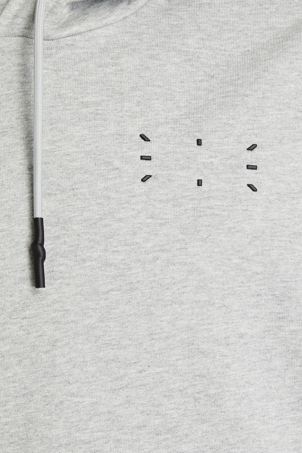 MCQ ALEXANDER MCQUEEN Appliquéd French cotton-terry hoodie