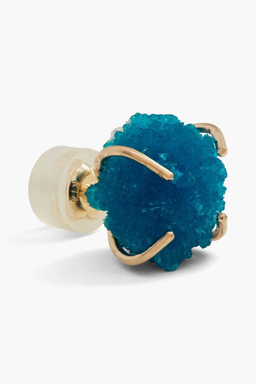 MELISSA JOY MANNING 14-karat gold cavansite earrings