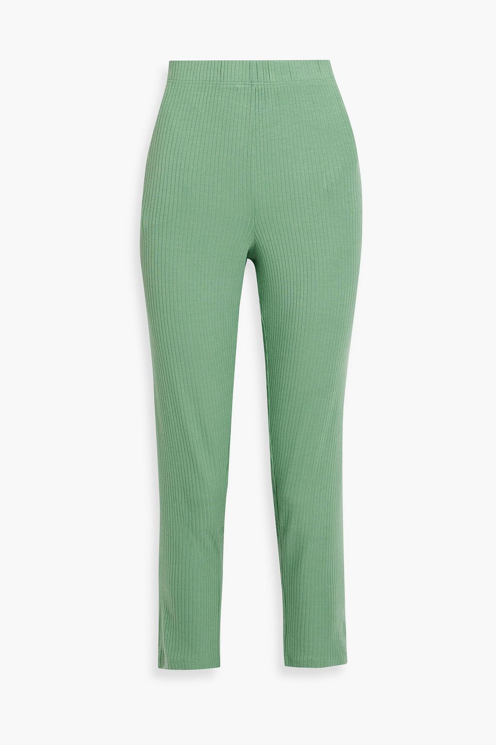 Molly ribbed stretch-modal pajama pants