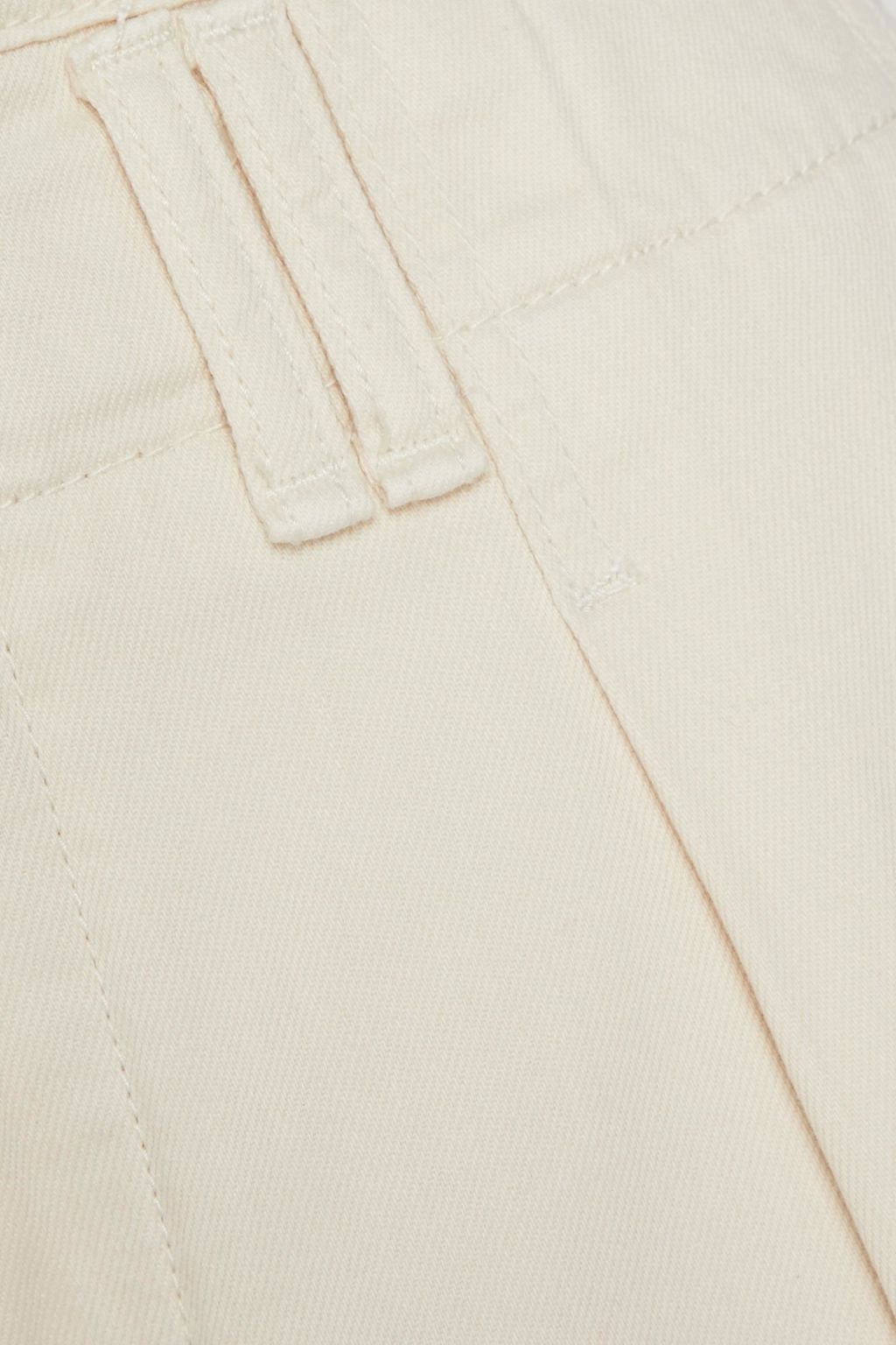 RAG & BONE جينز بأرجل واسعة وخصر عالٍ مزين بكسرات