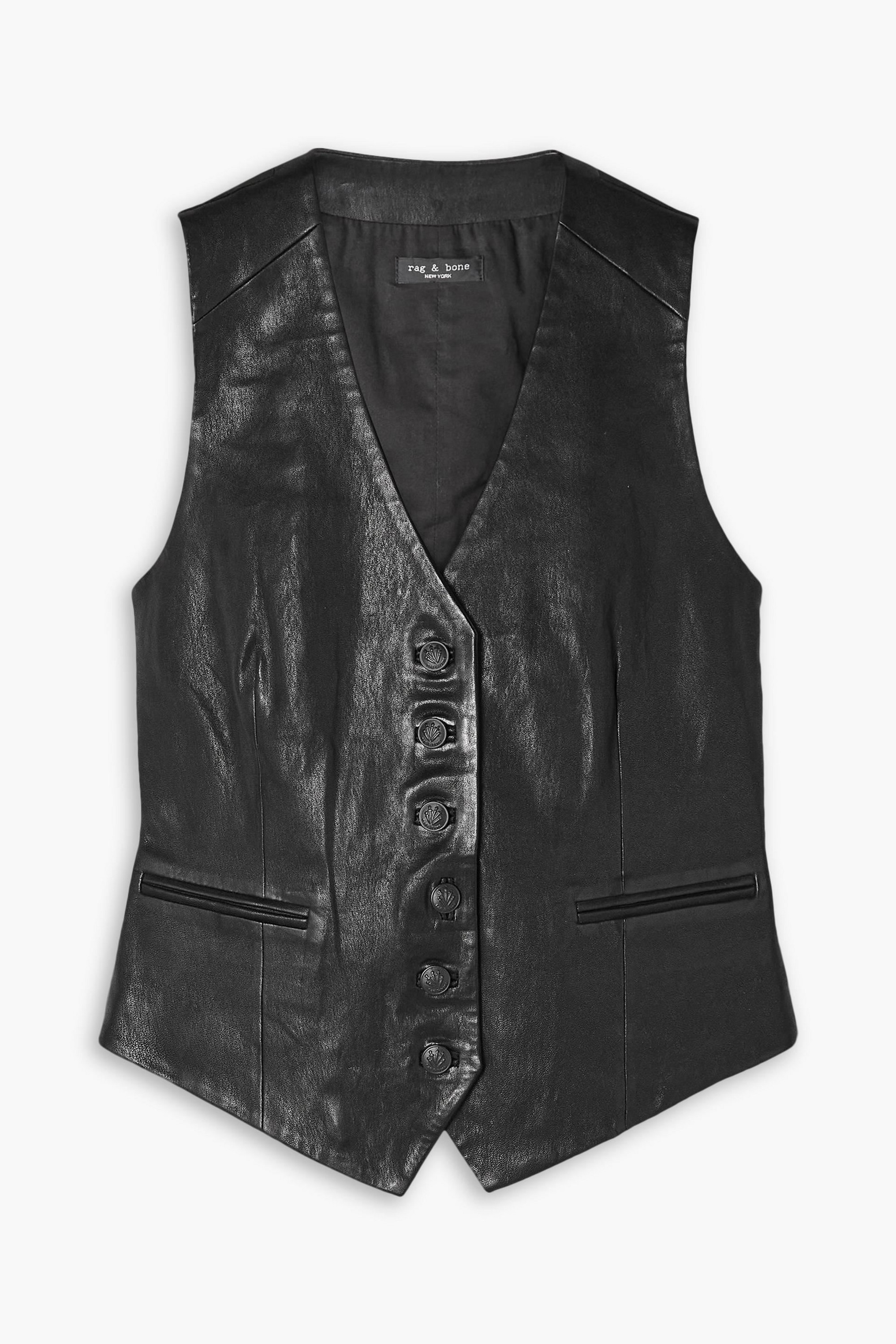 rag & bone Vanessa leather vest thumbnail