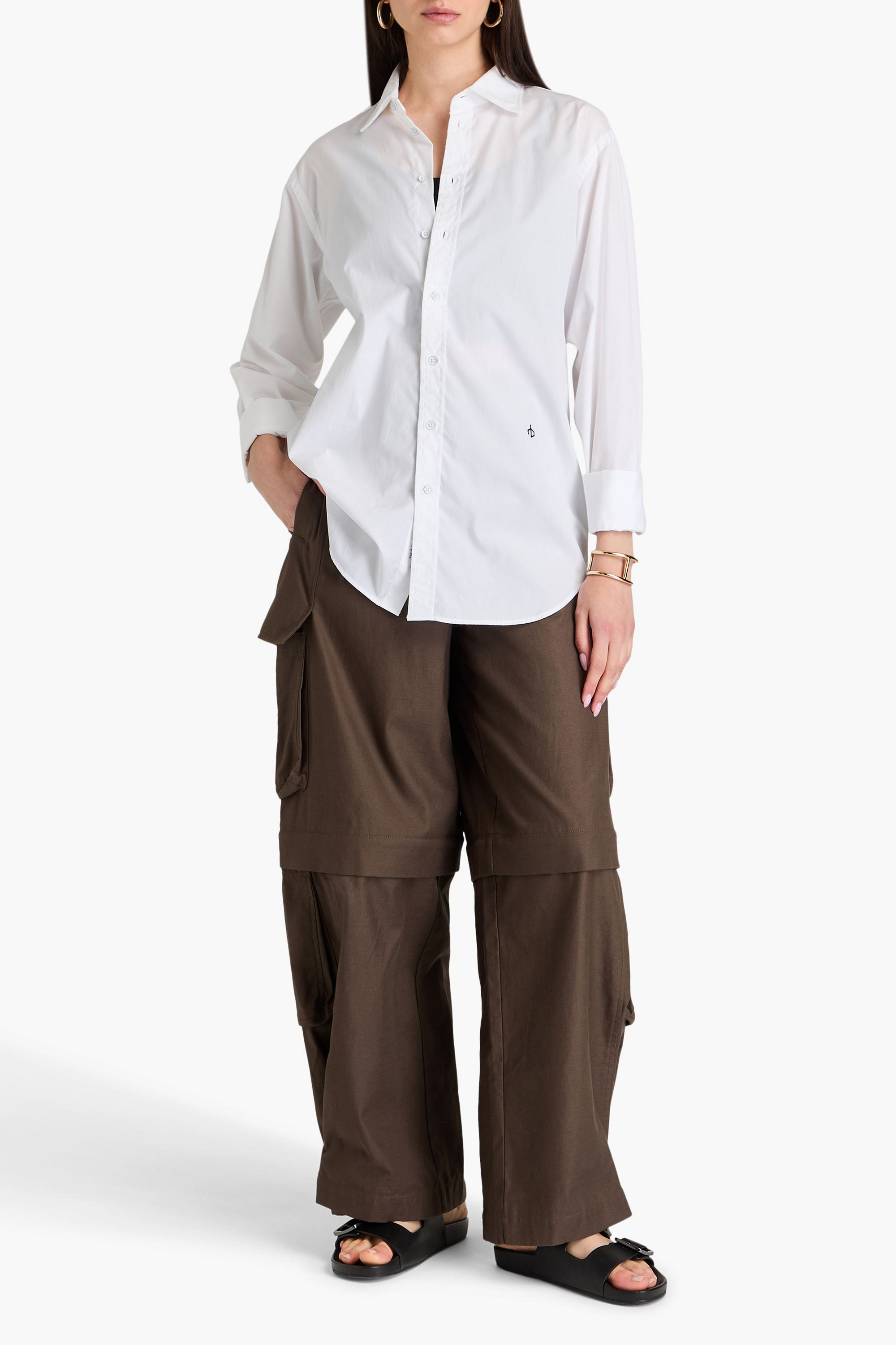 rag & bone Diana cotton-poplin shirt