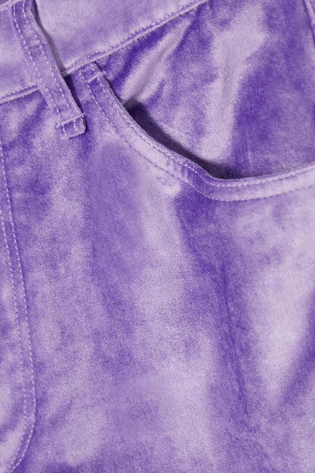RAG & BONE بنطال Jacey بأرجل واسعة من مزيج قطن مخمل