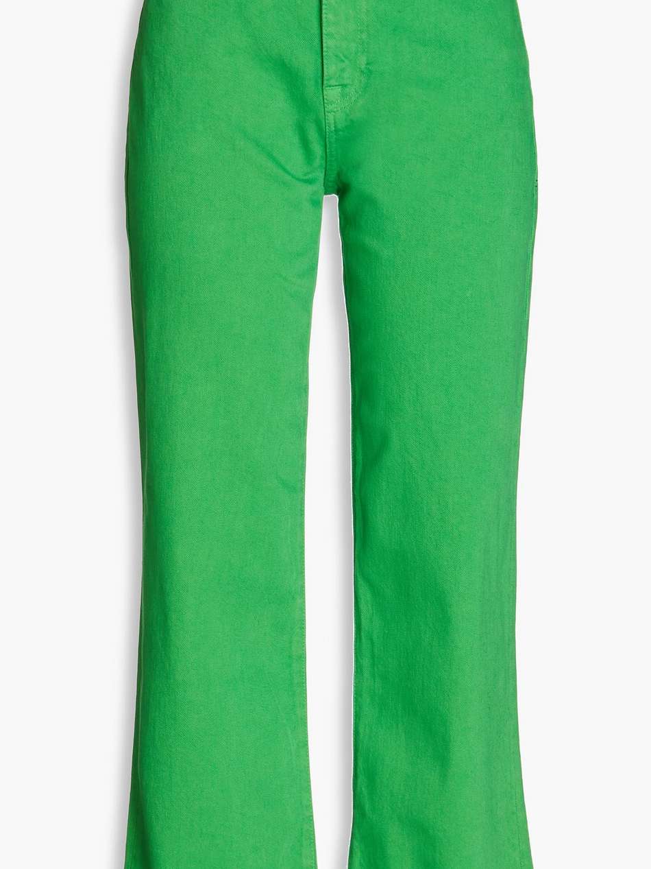le jane cropped high-rise straight-leg jeans