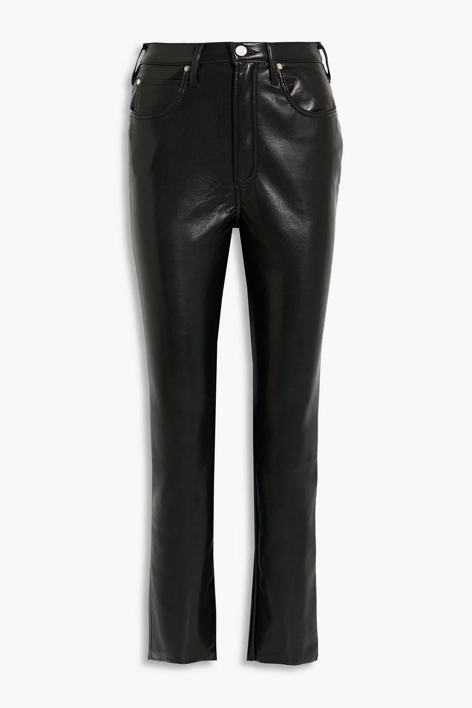 Le High 'n' Tight stretch-leather straight-leg pants