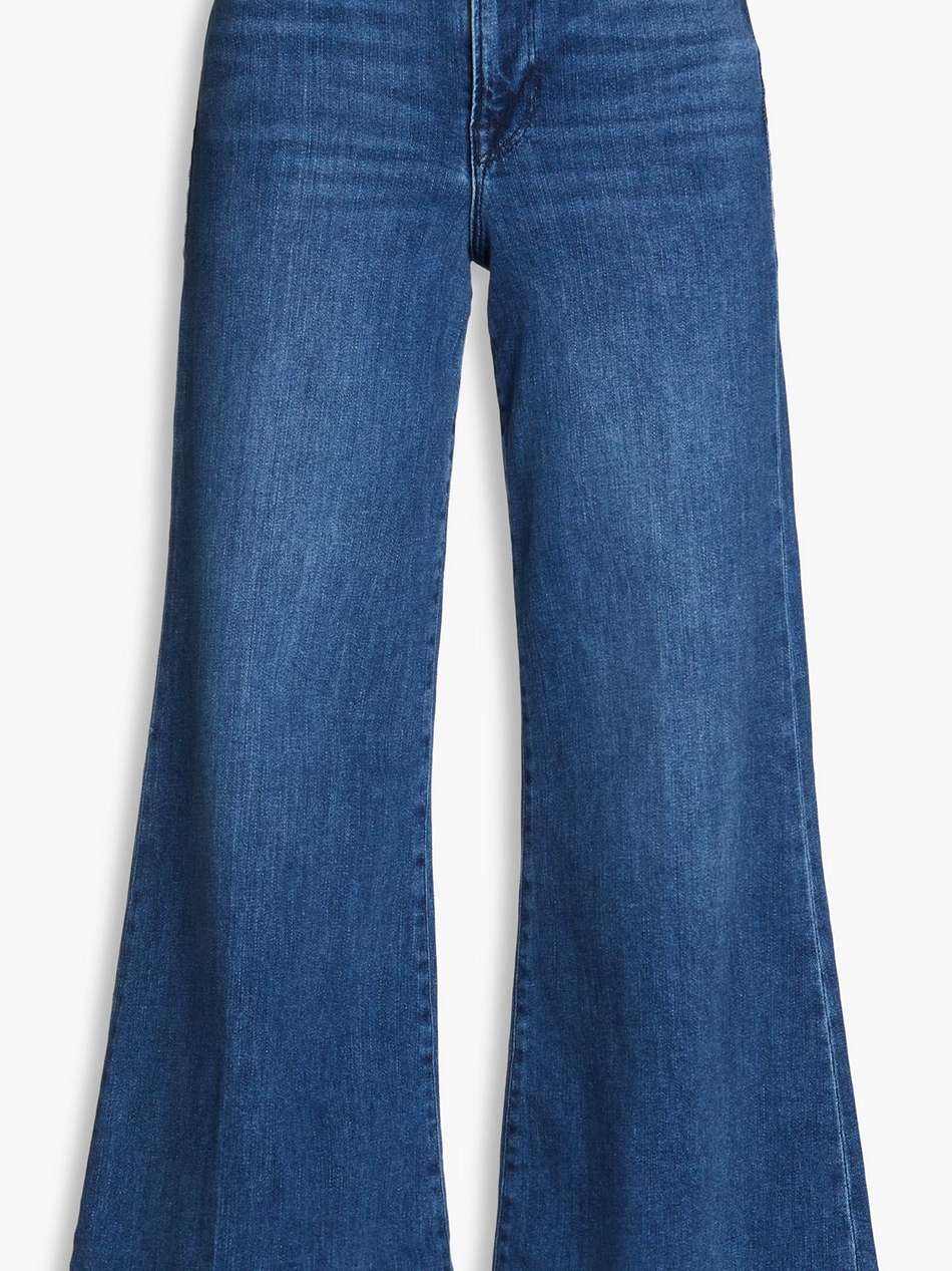 le palazzo crop high-rise wide-leg jeans