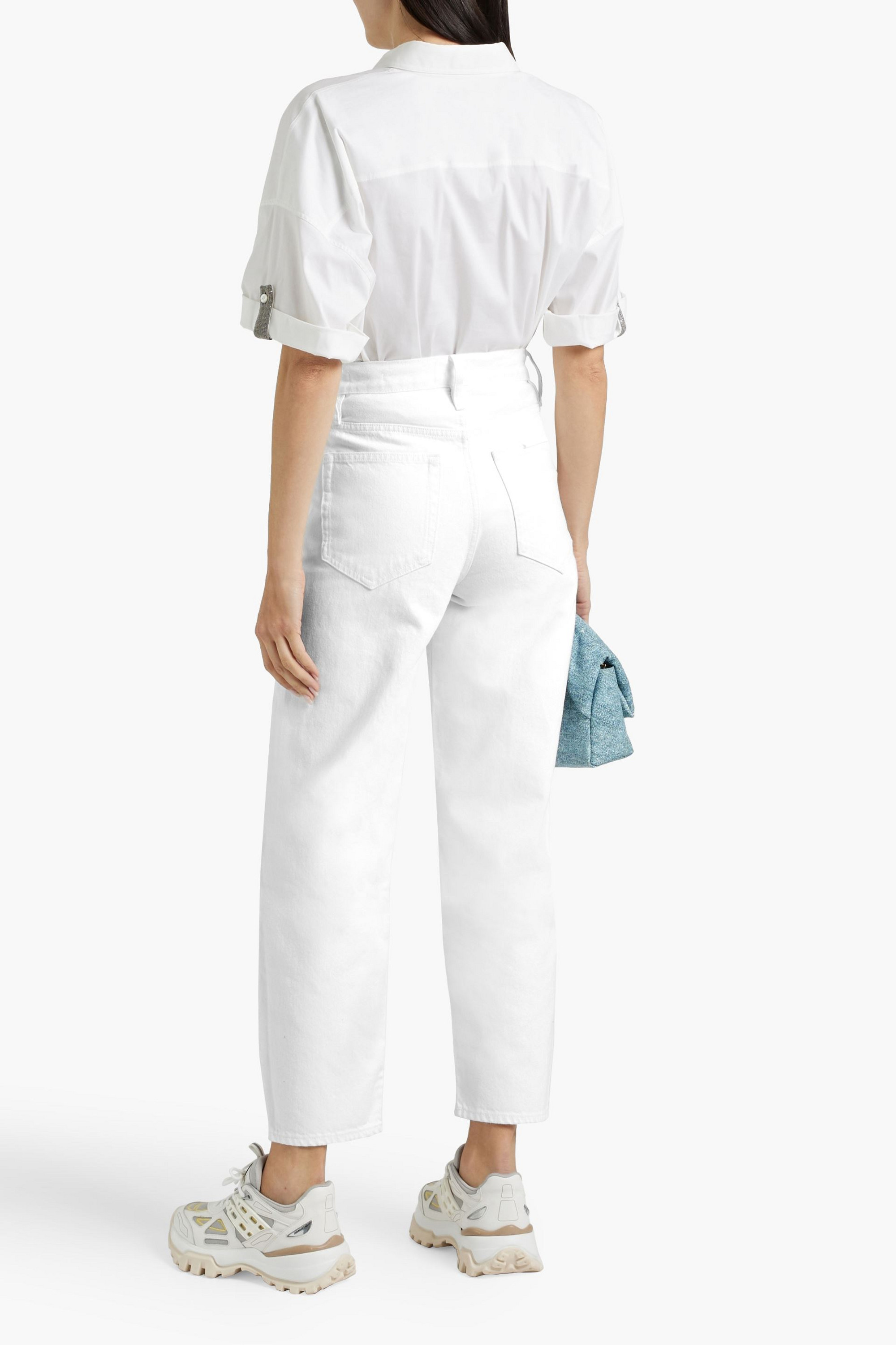 FRAME High-rise tapered jeans thumbnail