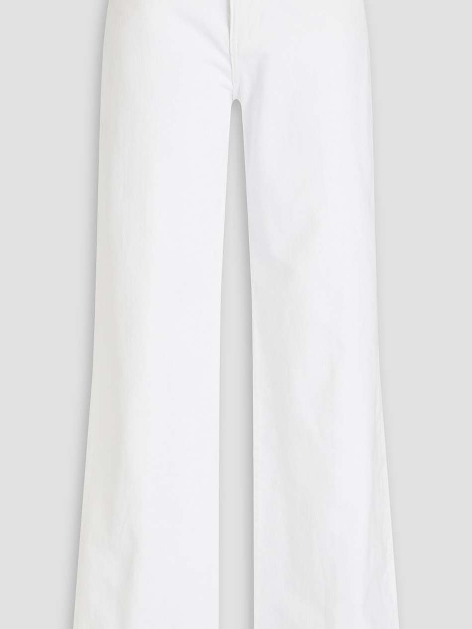 triple binding high-rise wide-leg jeans