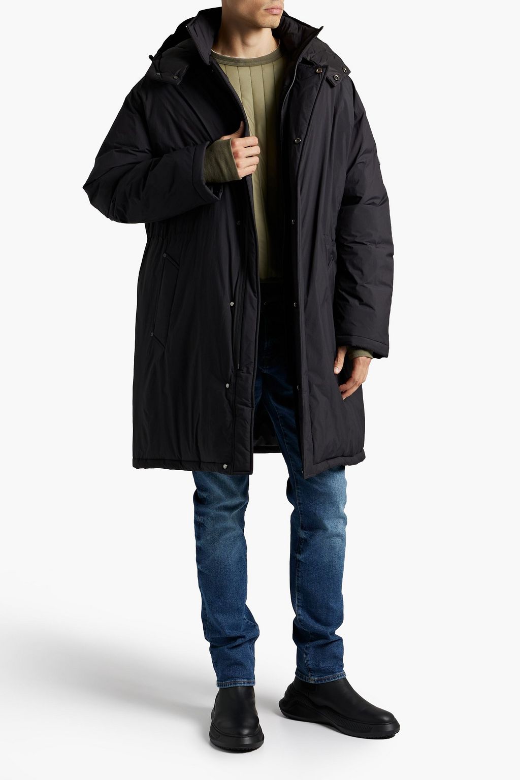 FRAME Padded shell hooded coat