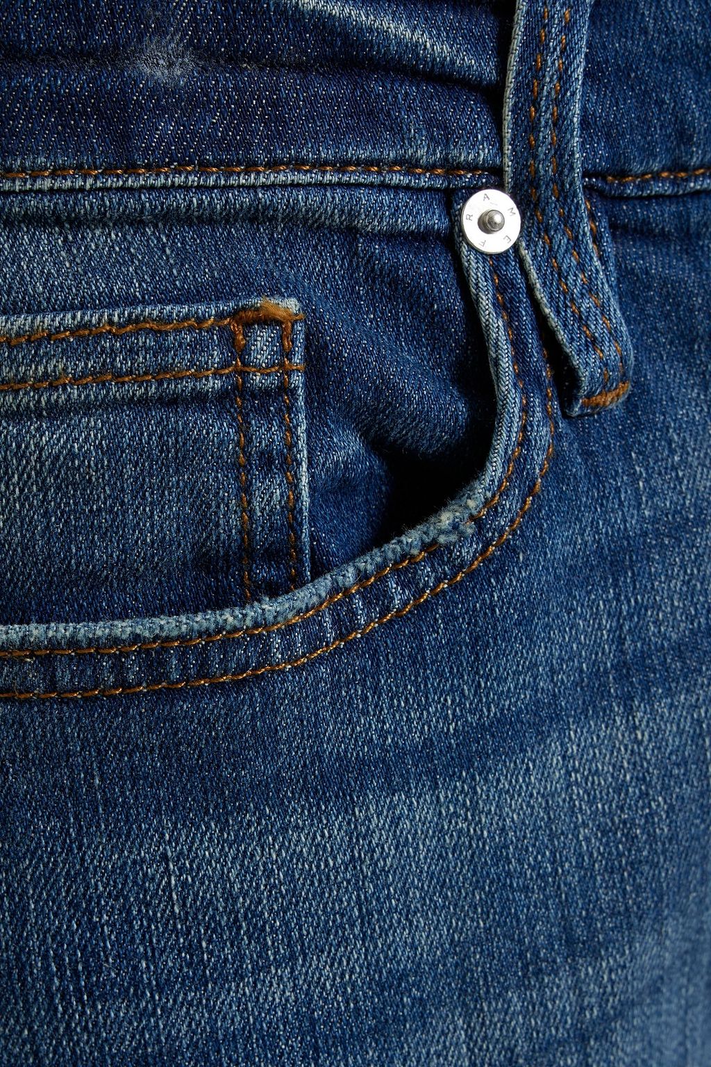 FRAME L'Homme skinny-fit distressed denim jeans