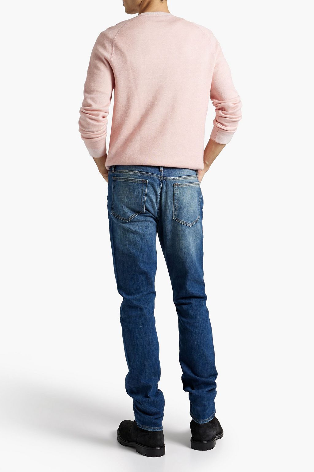 FRAME L'Homme skinny-fit distressed denim jeans